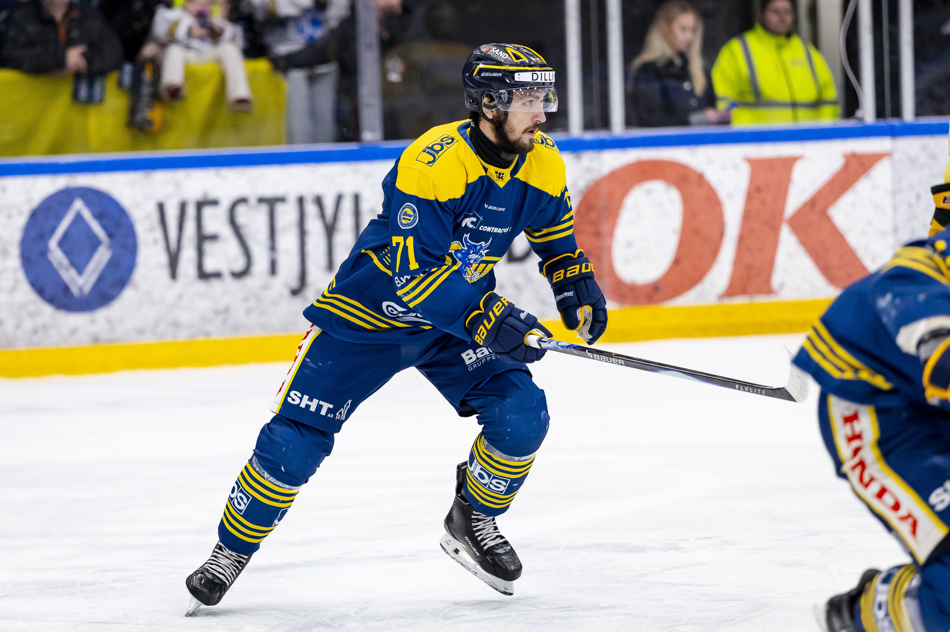 Herning Blue Foxs Nick Pastujov scorede et mål og leverede to oplæg i finaleopgøret mod Herlev Eagles.