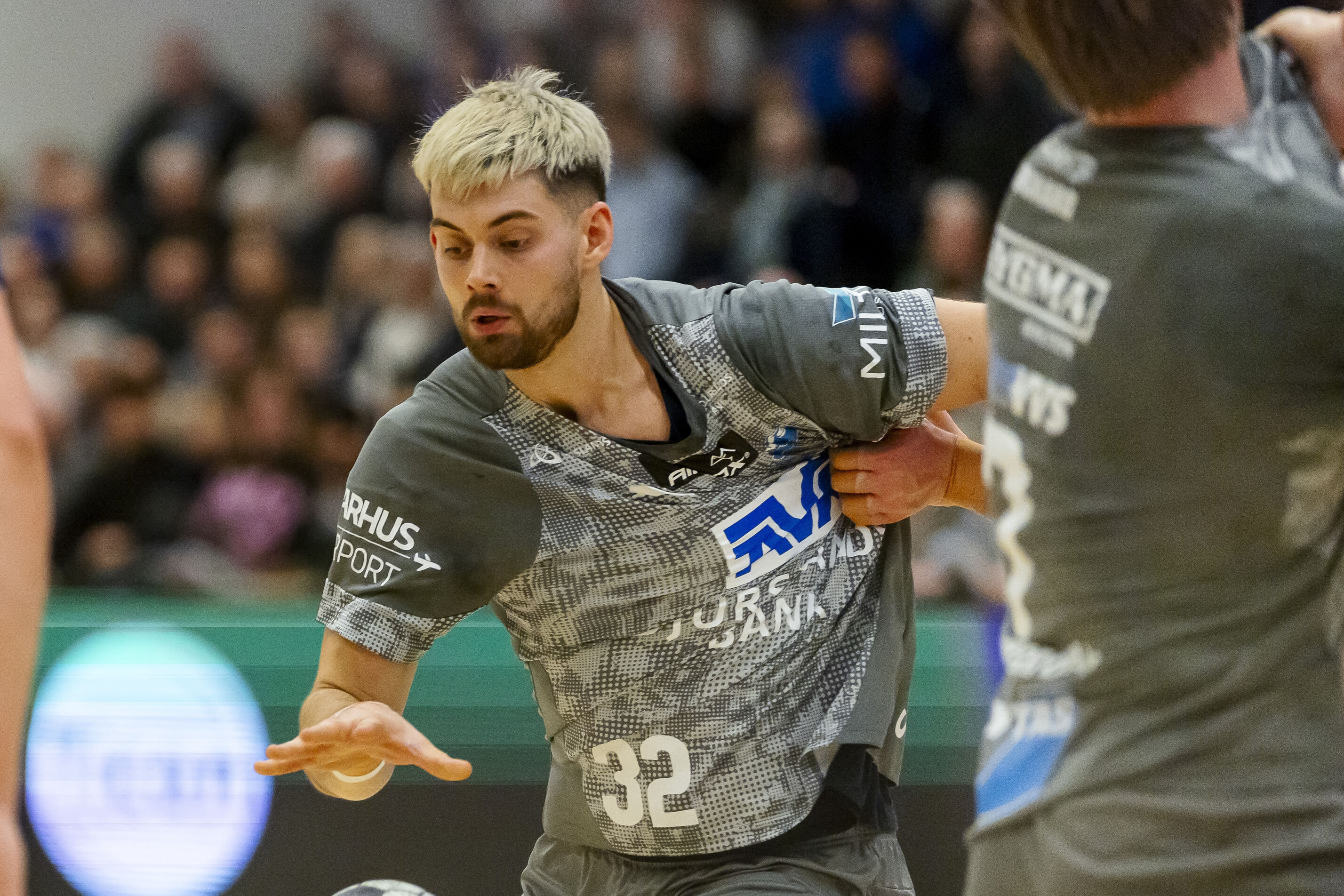 Skanderborg AGF's Fredrik Olsson var en af holdets profiler i sejr over TTH Holstebro. (Arkivfoto).