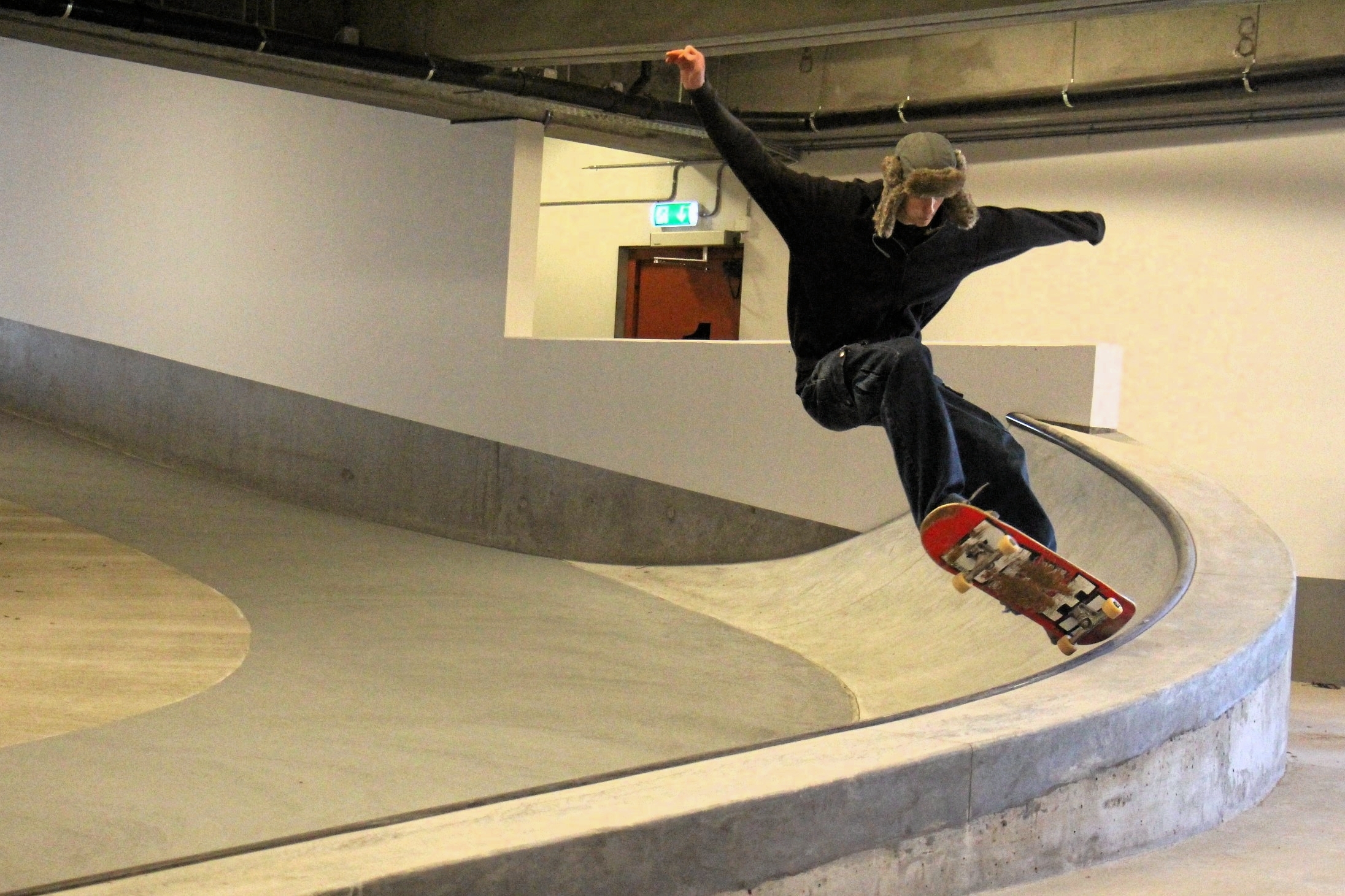 Skaterne skal være i p-husets underetage, mens Hal 12 bliver bygget om. - Lars Ahn Pedersen Skaterne skal være i p-husets underetage, mens Hal 12 bliver bygget om.