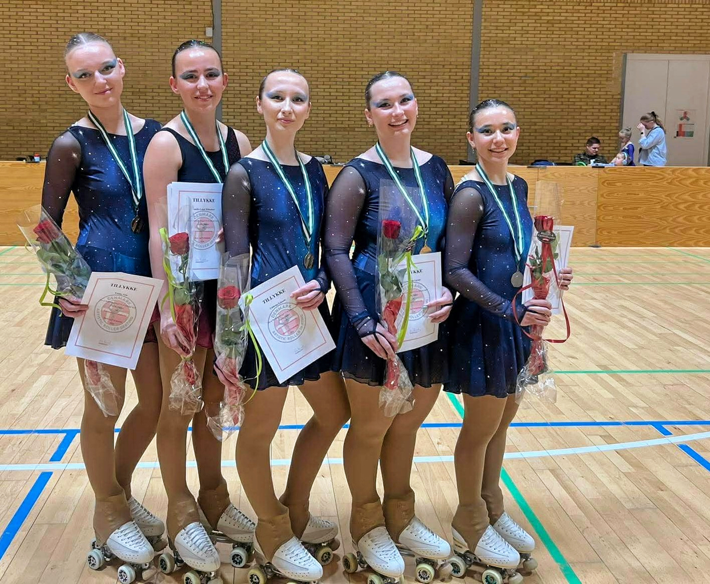 Fra venstre Emilie Vick, Annika Lund Mikkelsen, Cathrine Echardt, Maria Wahl Larsen, Anna Boesen