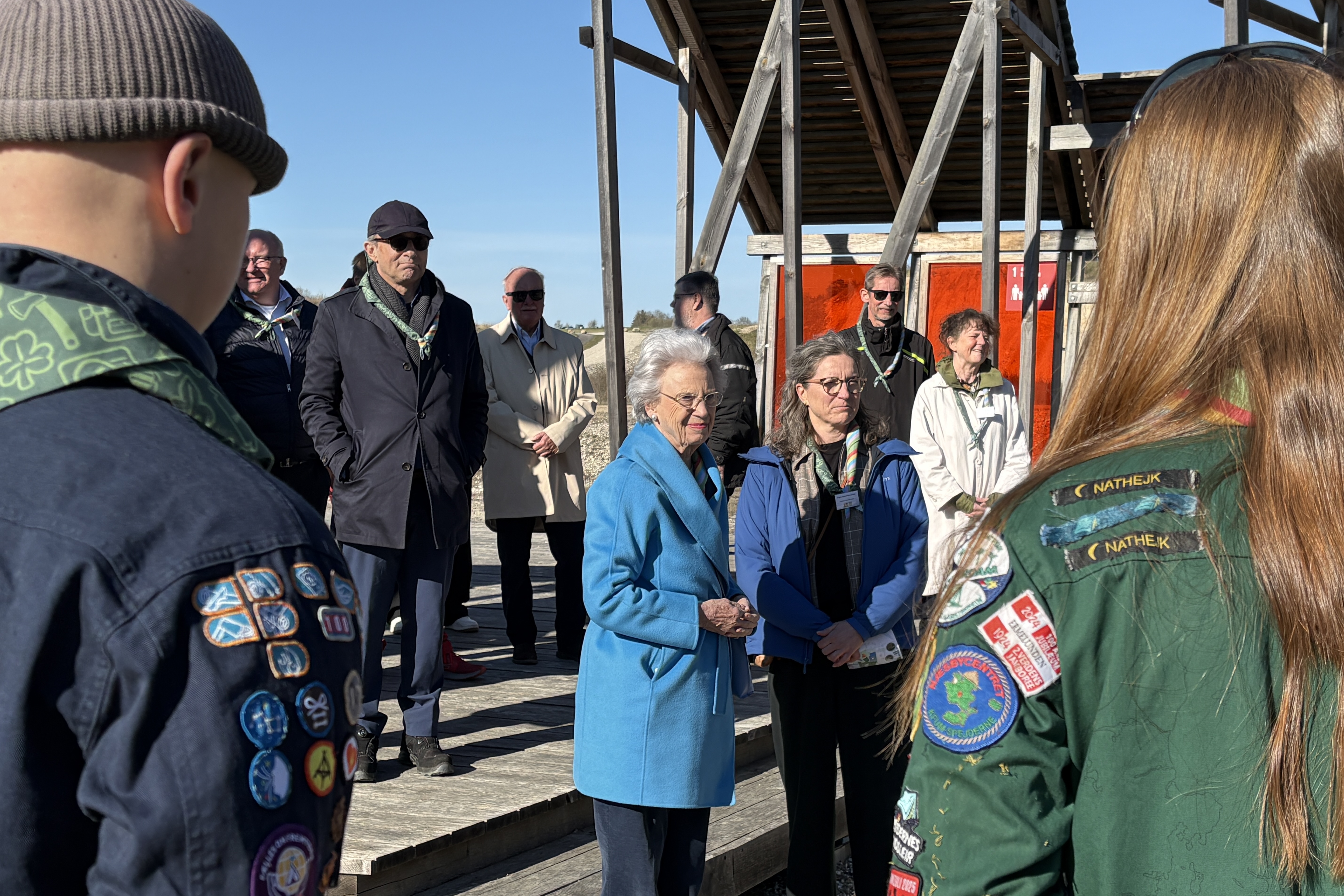 Prinsesse Benedikte besøger Hedeland forud for Spejdernes Lejr 2026.