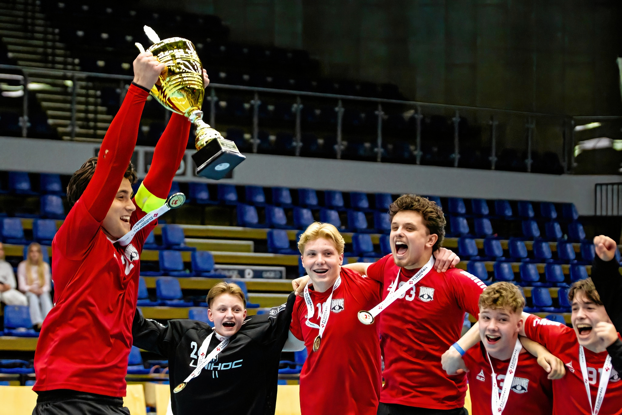 Mesterskabsstemning i Frederikshavn, hvor Rødovre U19 kunne fejre endnu et DM‑guld.