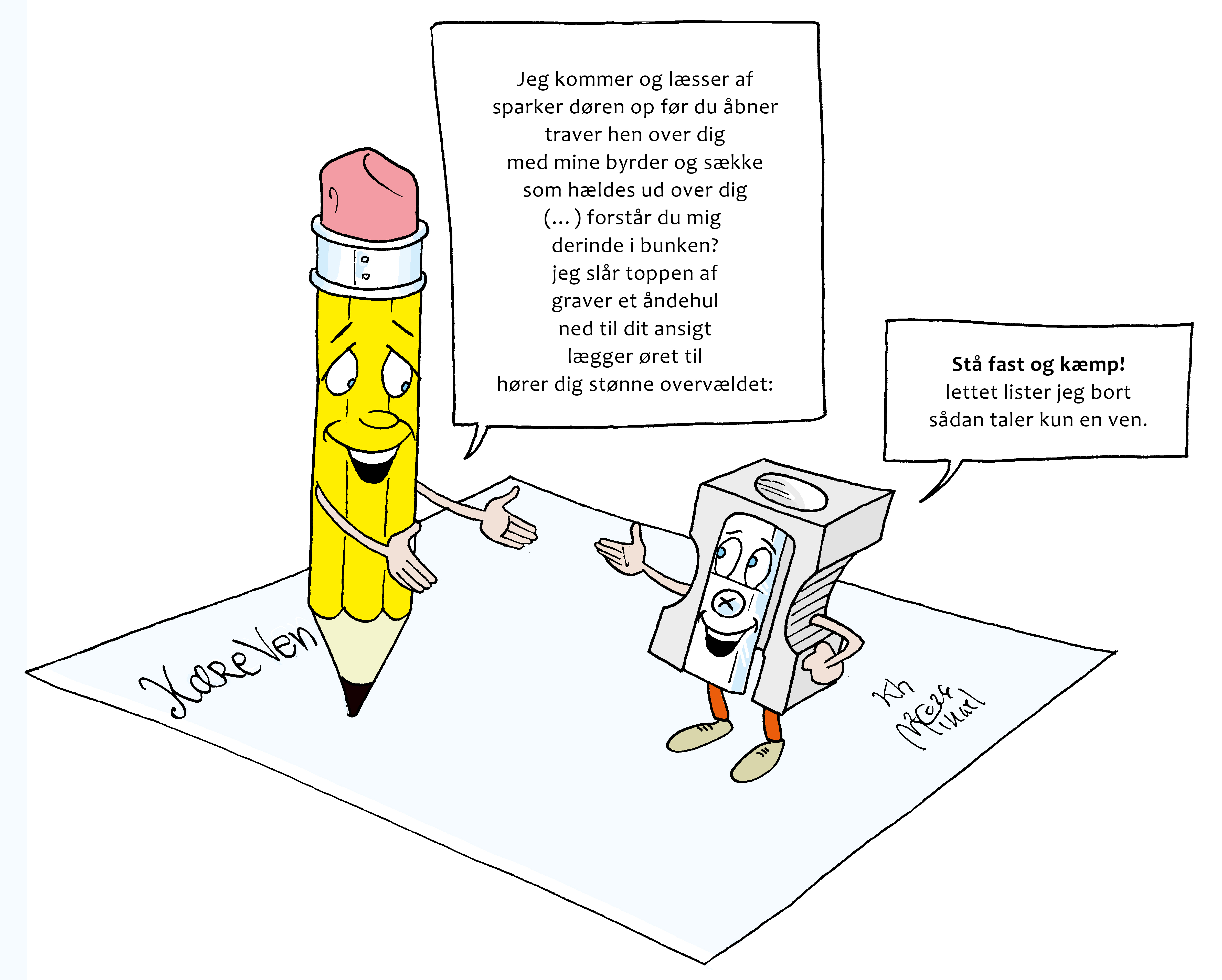 Tegning: Mikael Nielsen, Saxoart