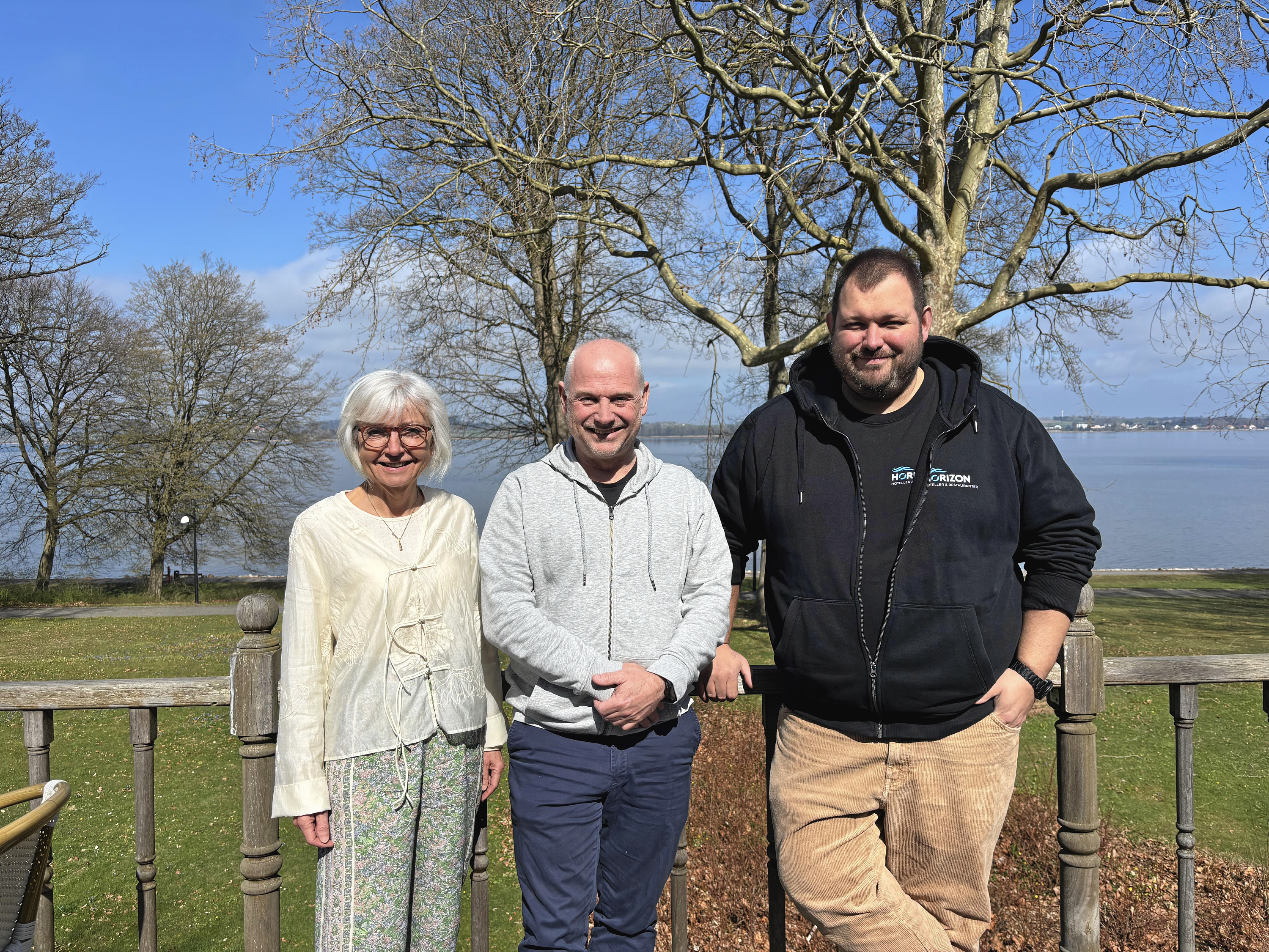 Connie Christensen, Anders Vang Philip og Kasper Nielsen ser frem til samarbejdet.