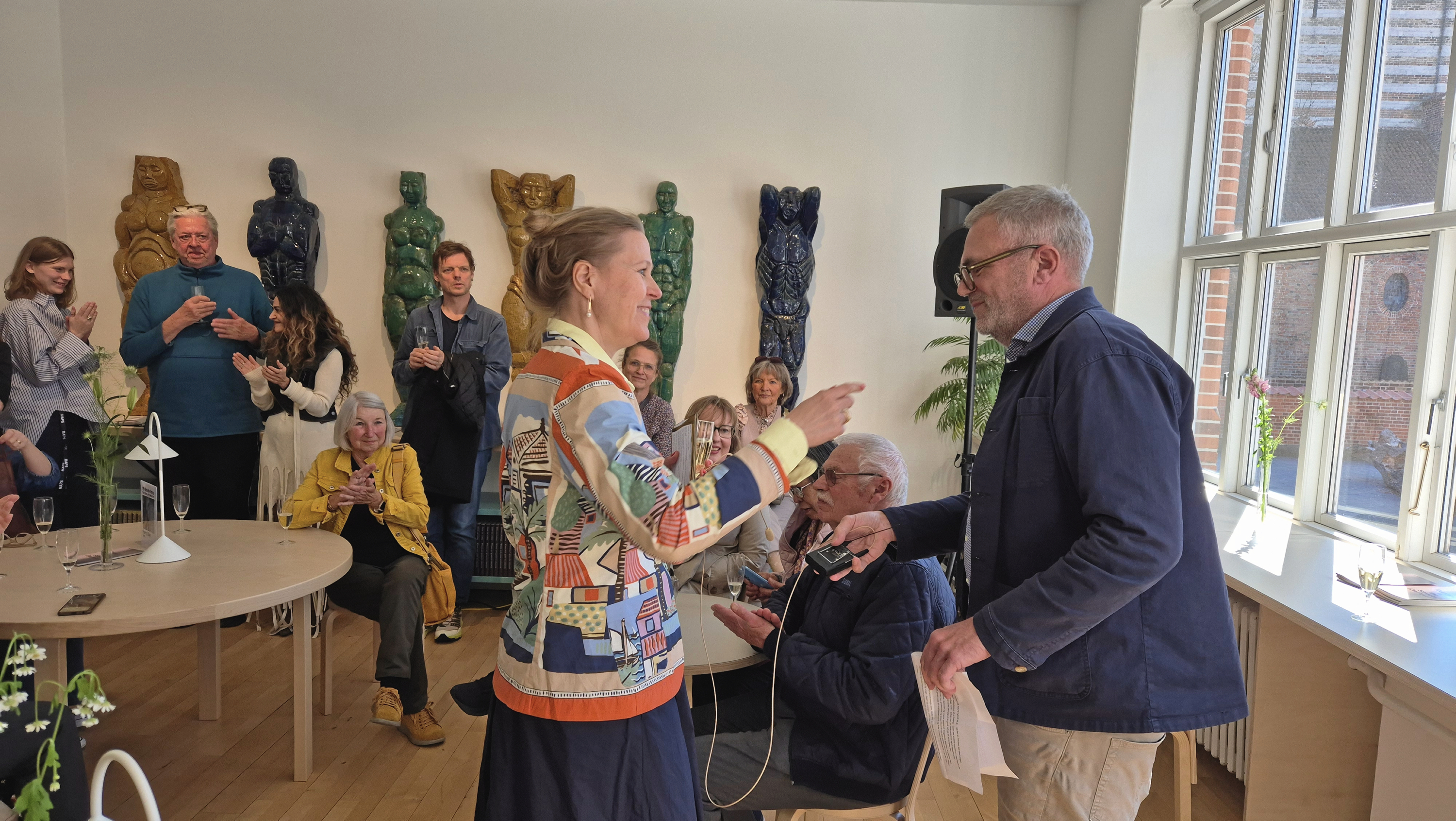 Malene Natascha Ratcliffe har nu været på museet ét år, og det var en meget tilfreds bestyrelsesformand, der udtrykte glæde over de foreløbige resultater.