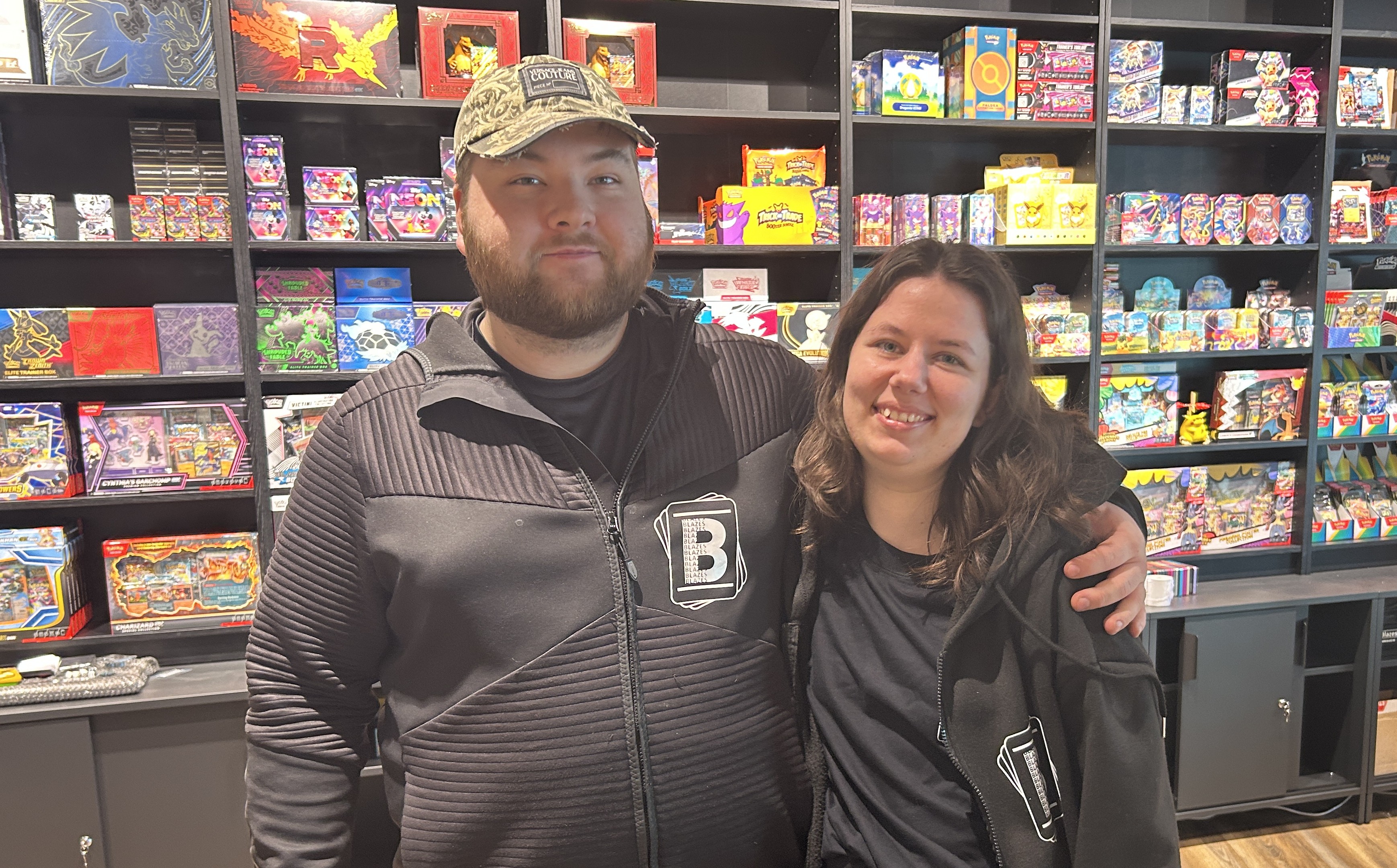 Benjamin Blaze Thillerup og Nathalie Dalsgård glæder sig til at åbne Blazes midt i Slagelse.
