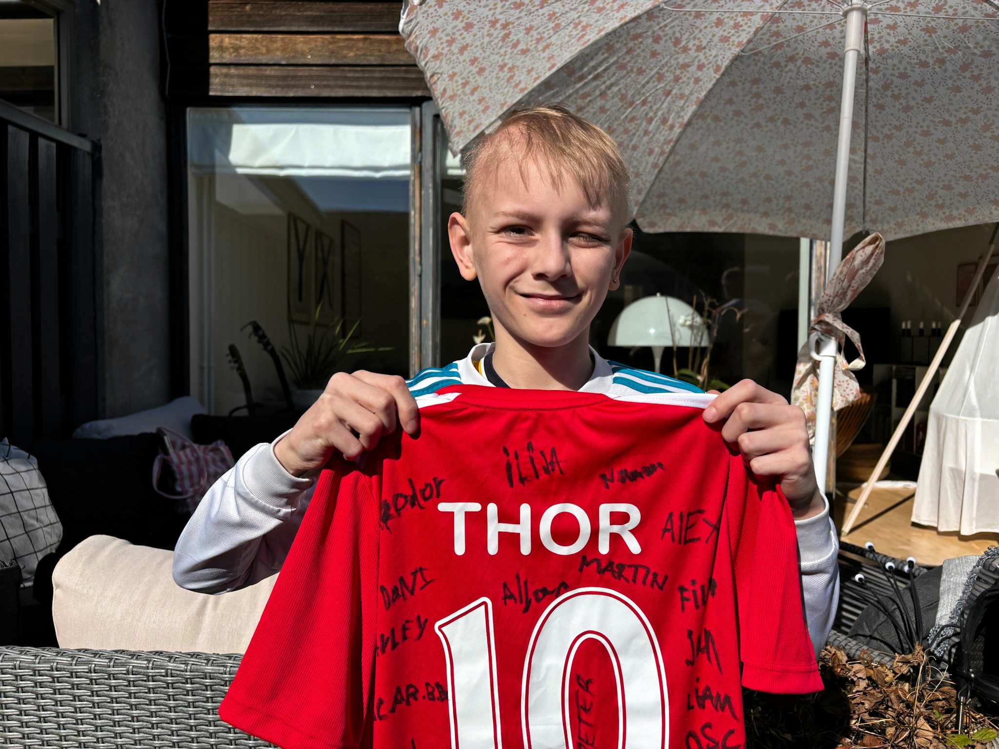 Få dage efter, at Thor Breum Andersen var fyldt 9 år, fik han den værst tænkelige nyhed, der gjorde, at han måtte stoppe til fodbold.