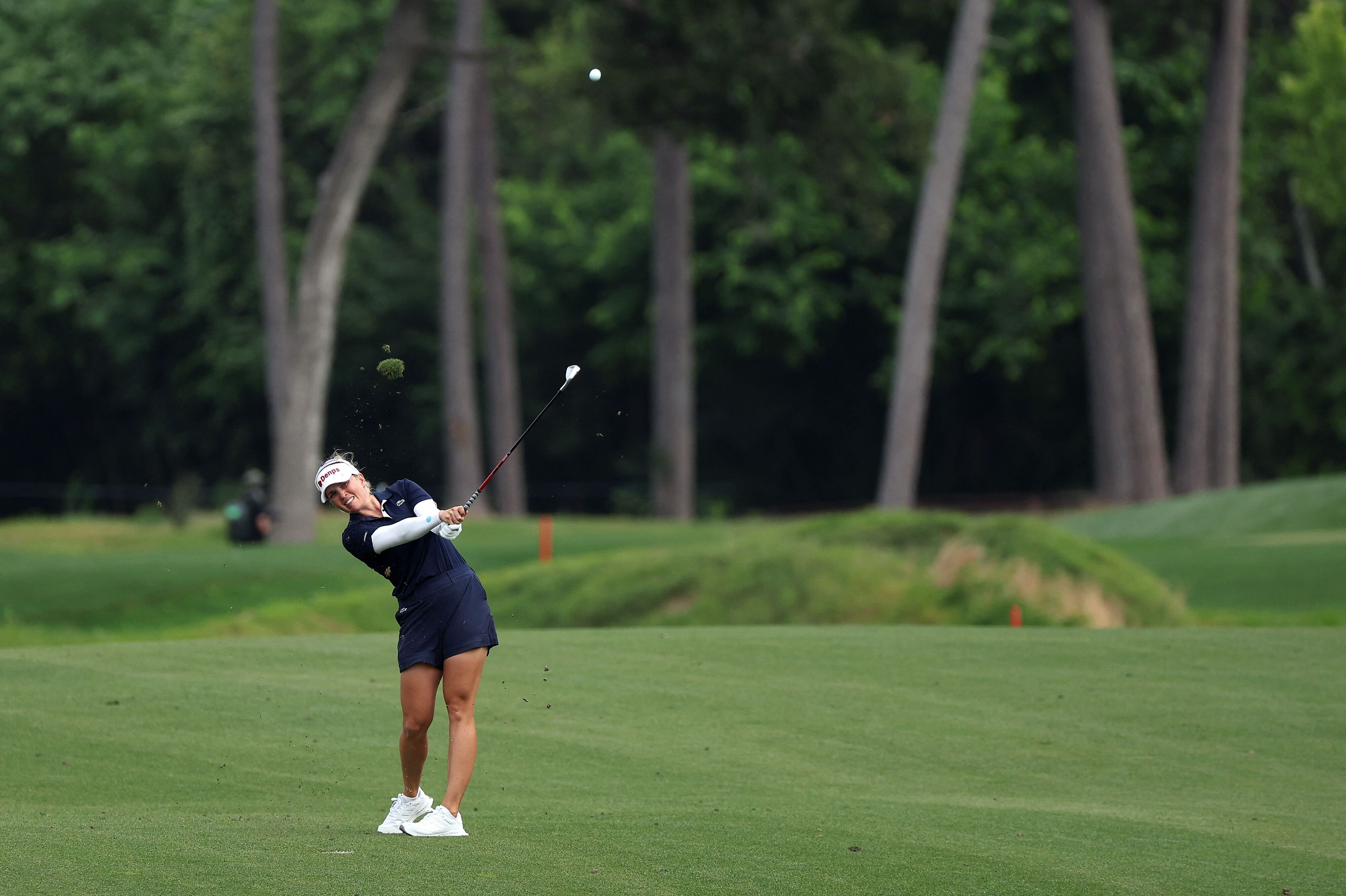 Nanna Koerstz Madsen lavede fire birdies og en enkelt bogey i første runde af LPGA-turneringen Chevron Championship.