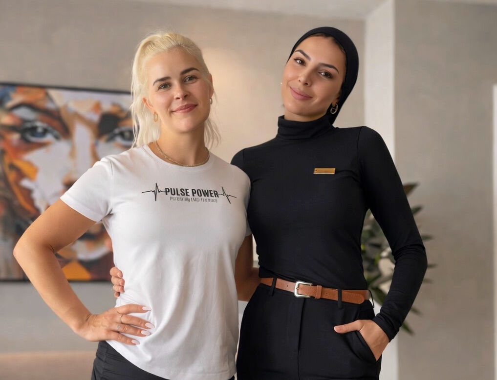 Emma Vulpius, Pulse Power, og Bina Esmail, Cliuniq Skincare, er flyttet til Køgevej 1.