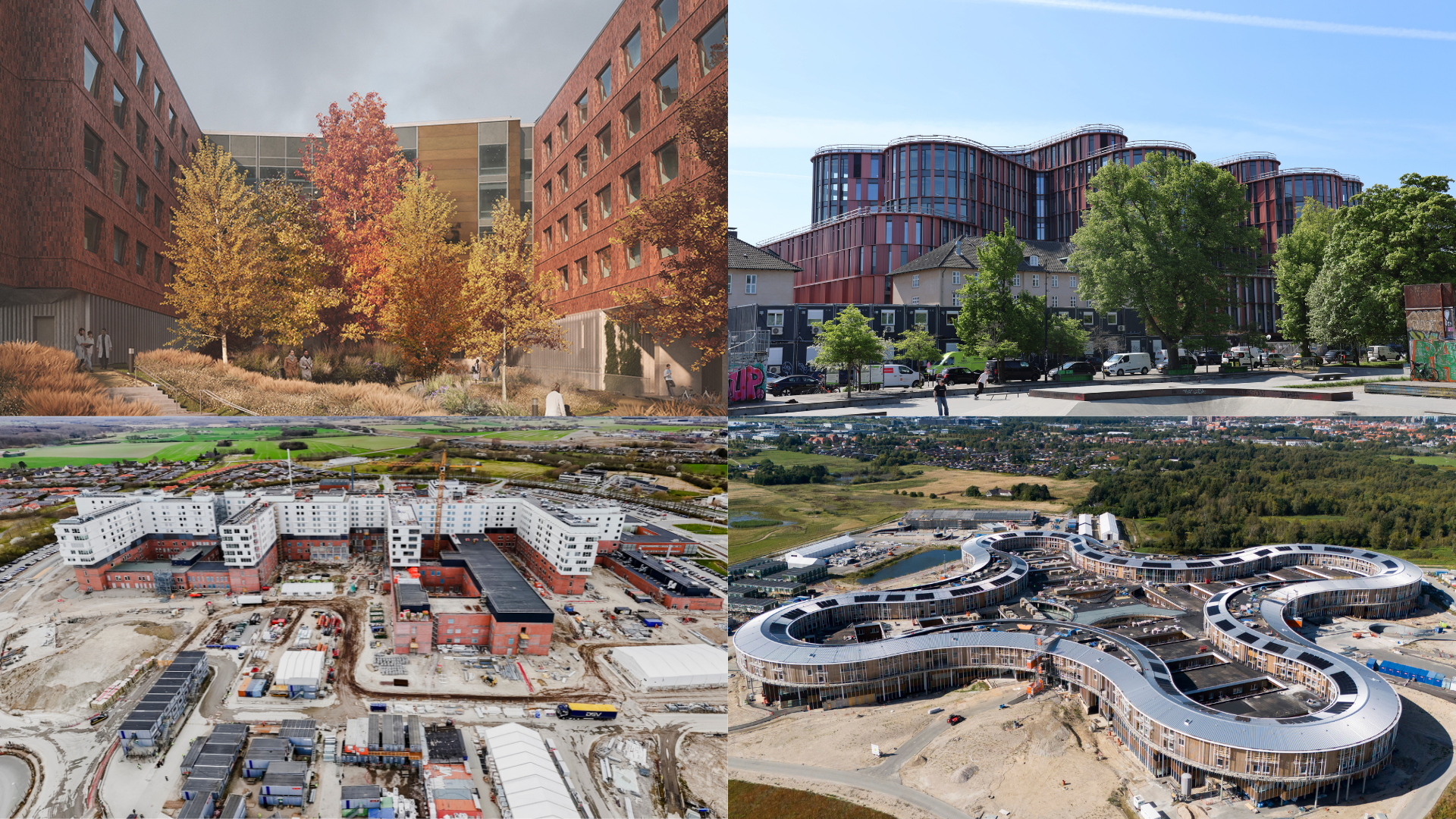 Tre nuværende sygehusbyggerier har store budgetoverskridelser. Det sidste har stort set holdt prisen.