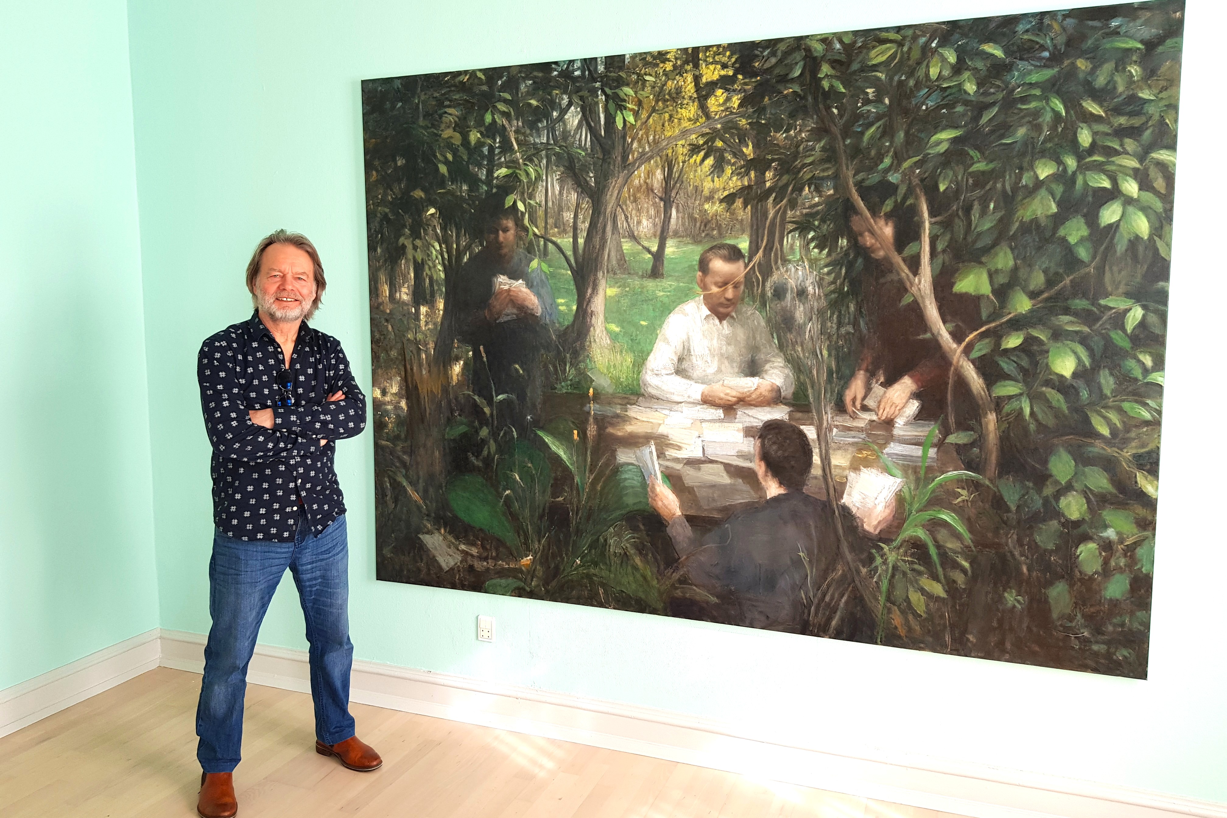 Peter Martensen udstiller på Odsherred Kunstmuseum i Asnæs.