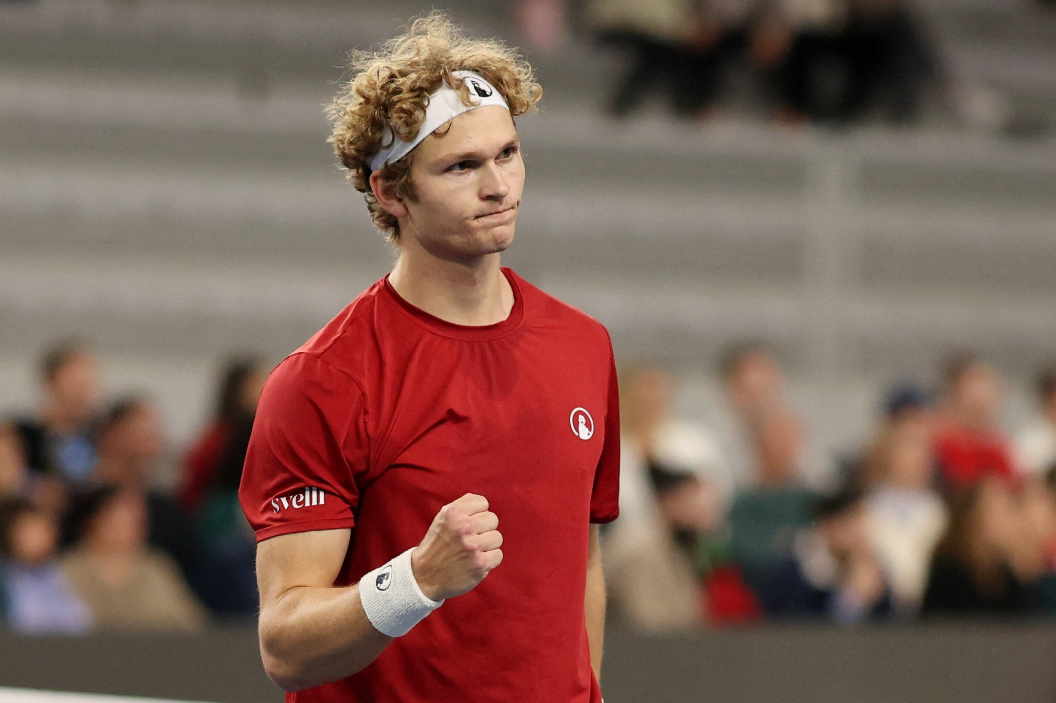 August Holmgren - her i aktion for Danmark - er klar til finale i Sydkorea. (Arkivfoto).