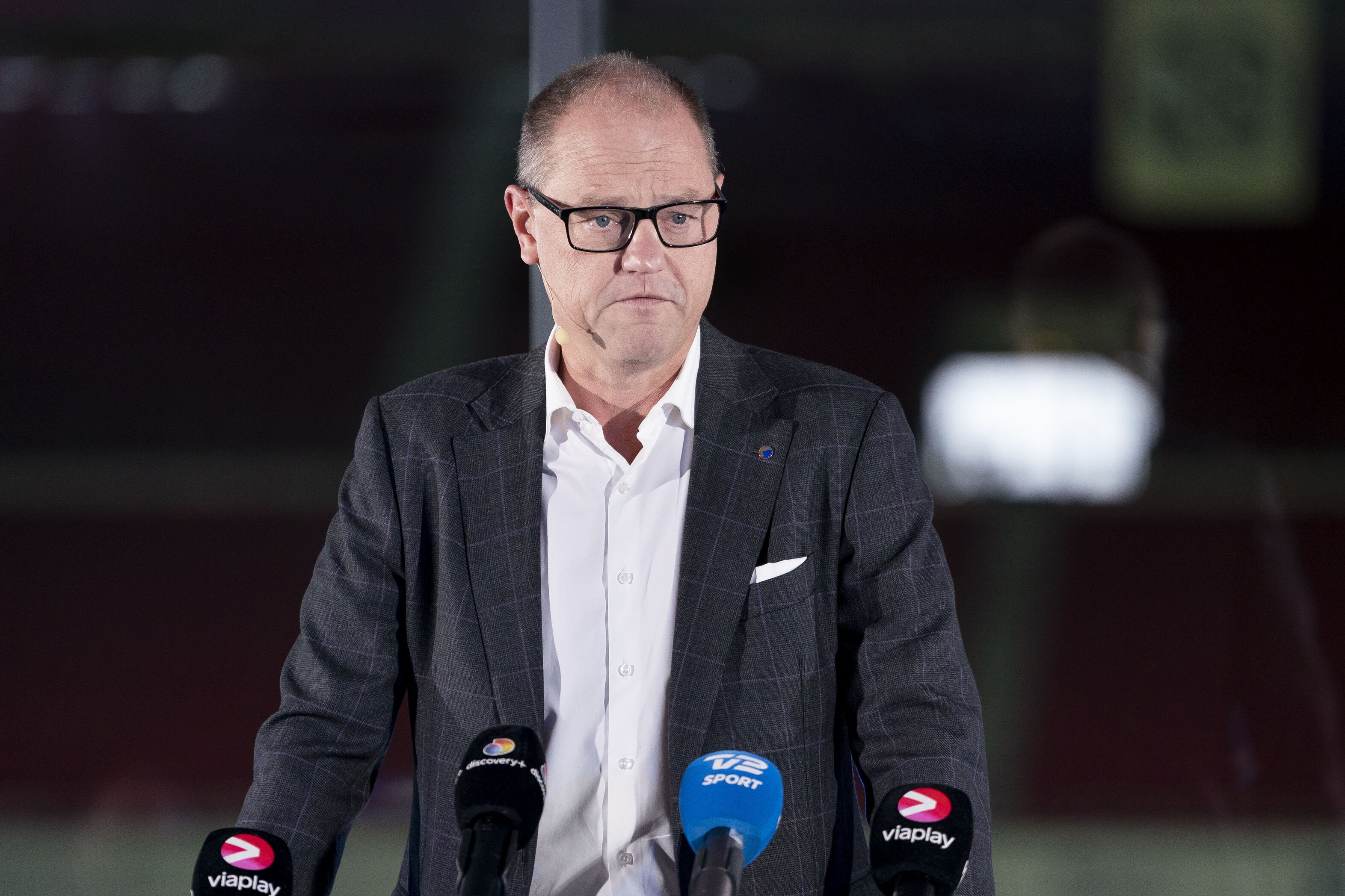 Allan L. Agerholm tager afstand fra hærværk på Lyngby Stadion. (Arkivfoto).
