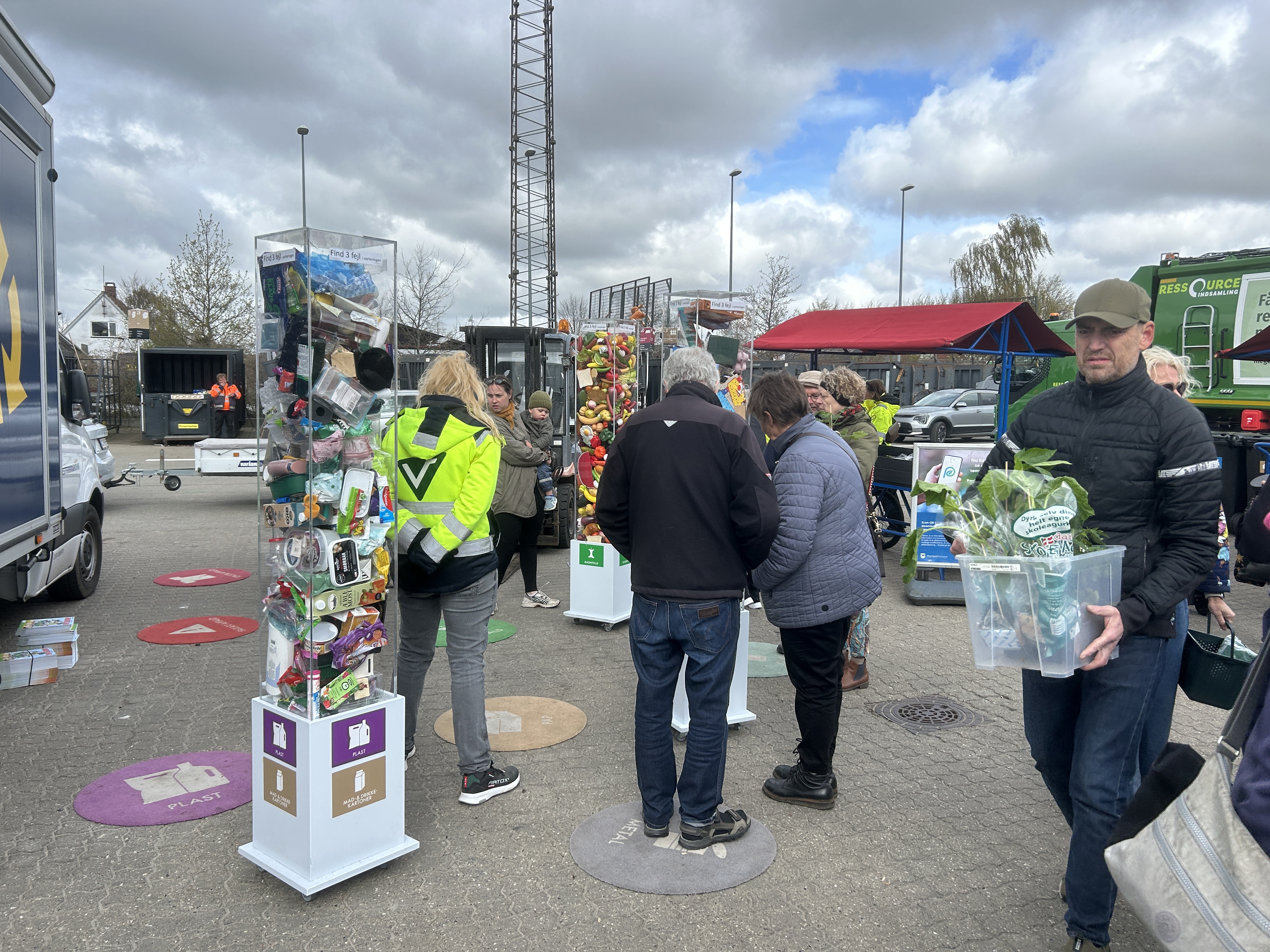 Til Grøn dag kunne man blandt andet blive klogere på affaldssortering.
