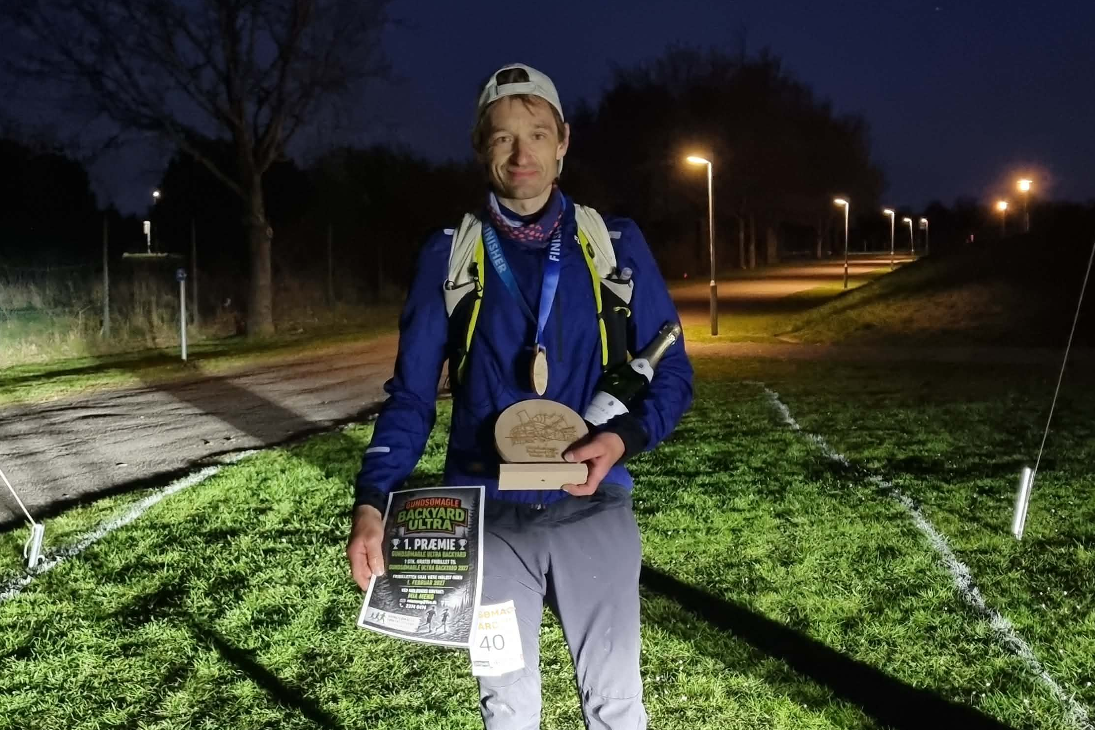 Nicolaj Olsen måtte løbe i 36 timer i træk i weekenden, men så vandt han også.