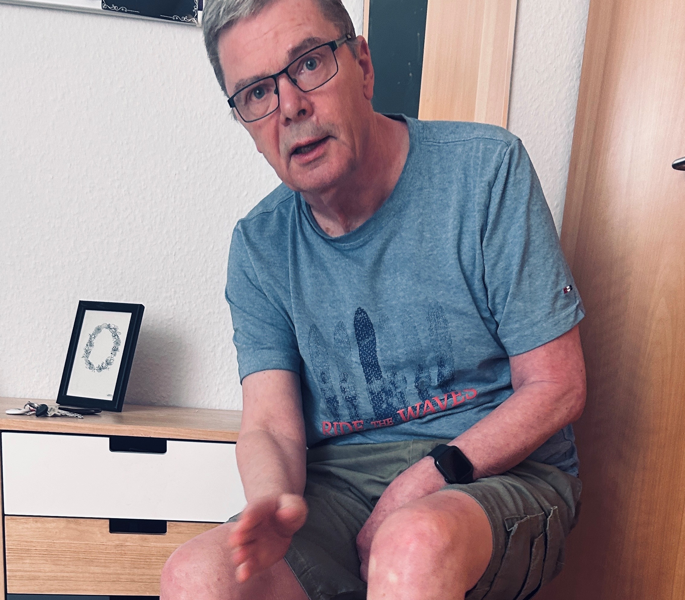 Ole Gliese blev ramt af en hjerneblødning for 11 år siden og kæmper stadig for at få en meningsfuld hverdag.