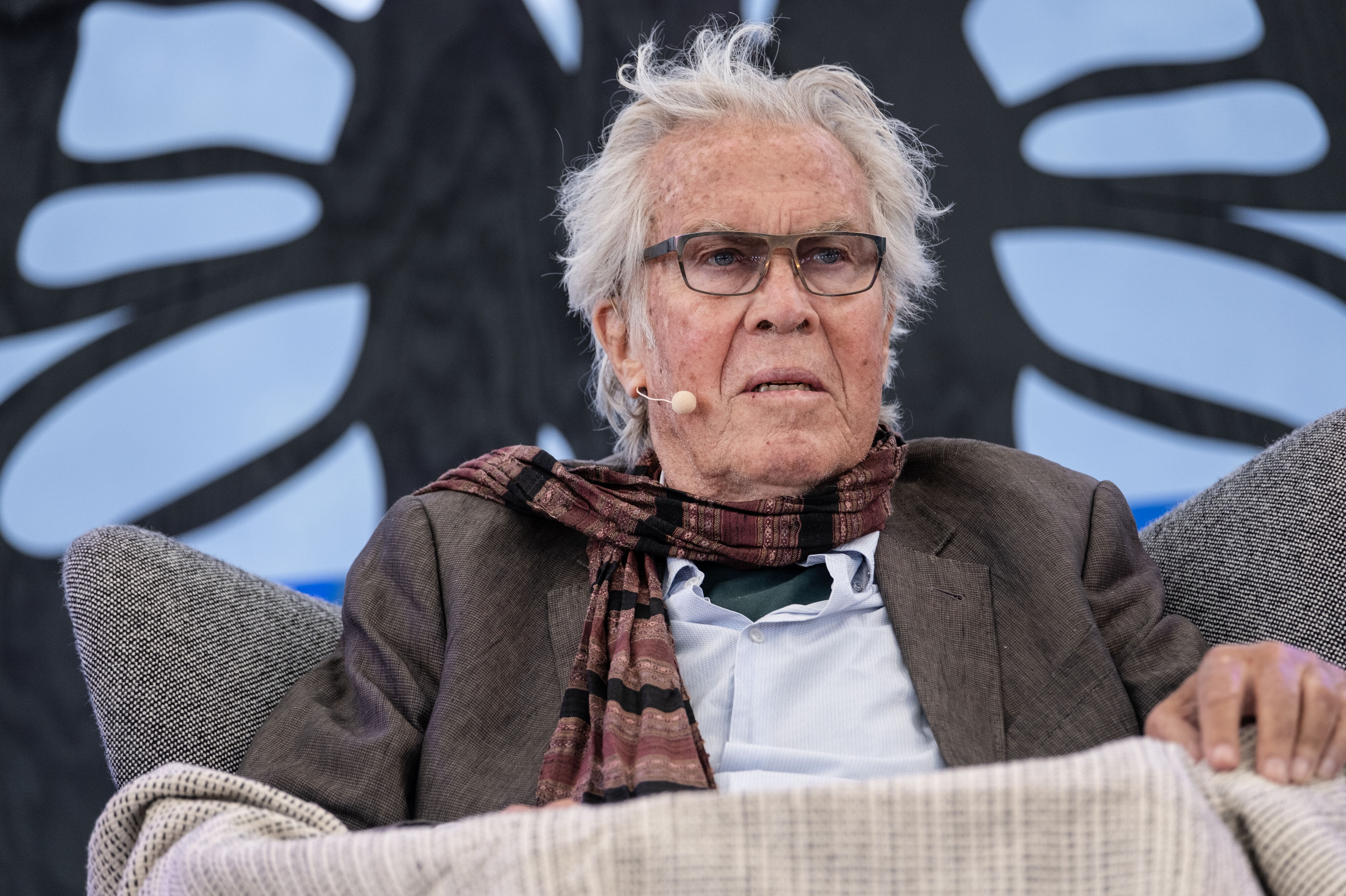 Jørgen Leth, der her er fotograferet ved festivalen Heartland i 2024, hyldes med et gadecykelløb i fødebyen Aarhus. (Arkivfoto).