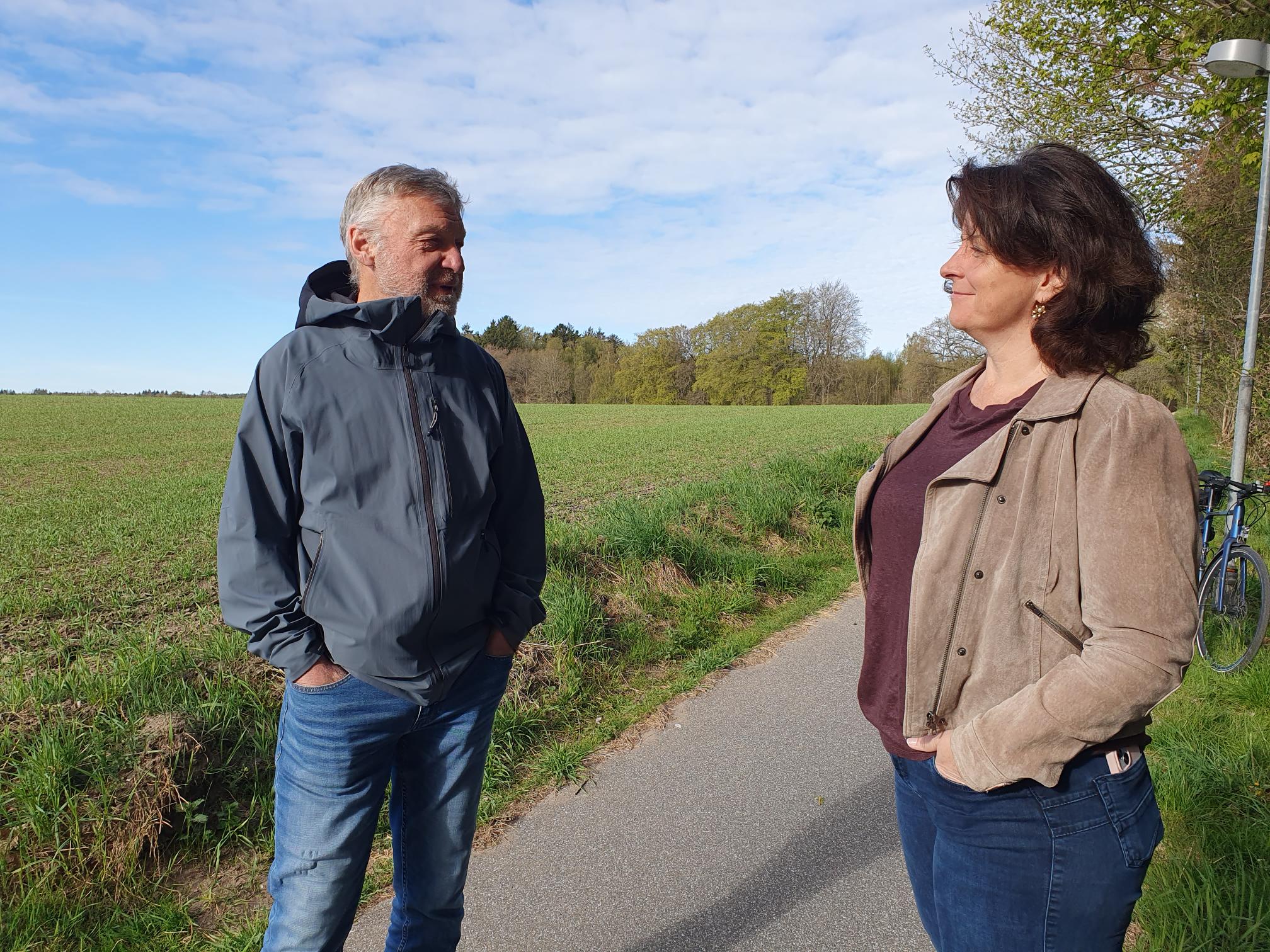 Jørgen Ekstrøm Jakobsen og Mia Verniere er blandt drivkræfterne i protestgruppen.