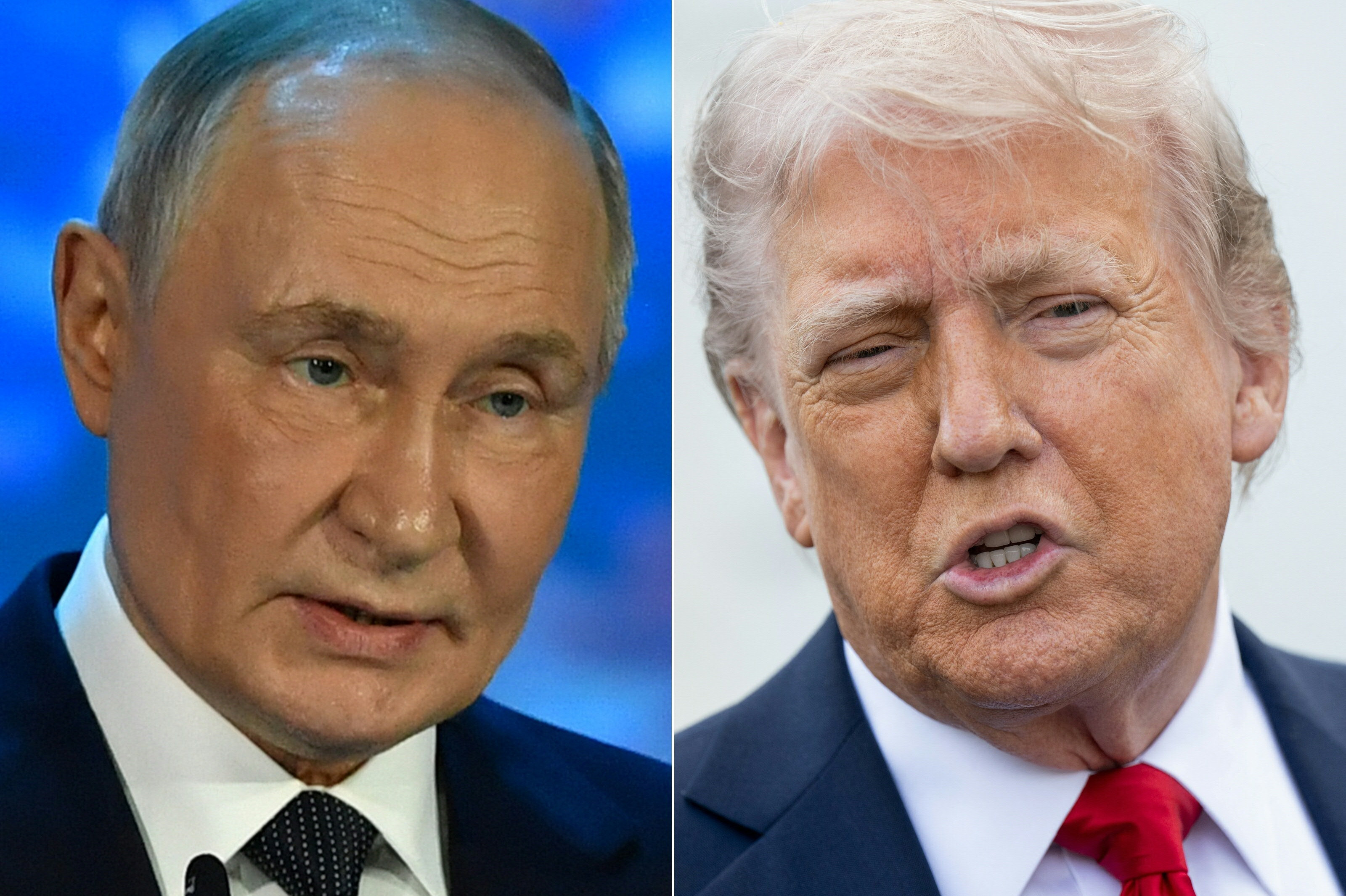 Ruslands præsident, Vladimir Putin, og USA's præsident, Donald Trump, har talt i telefon sammen. (Arkivfoto).