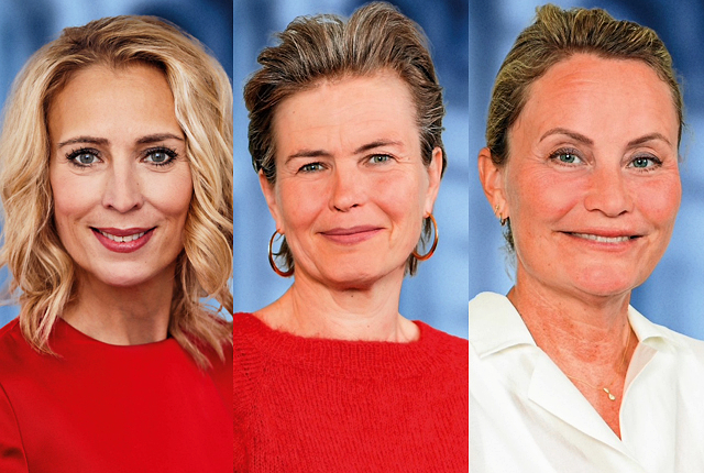 Venstres medlemmer i Hørsholm Kommunalbestyrelse er Ann Lindhardt, Fie Smith og Dorte Holst (th.).