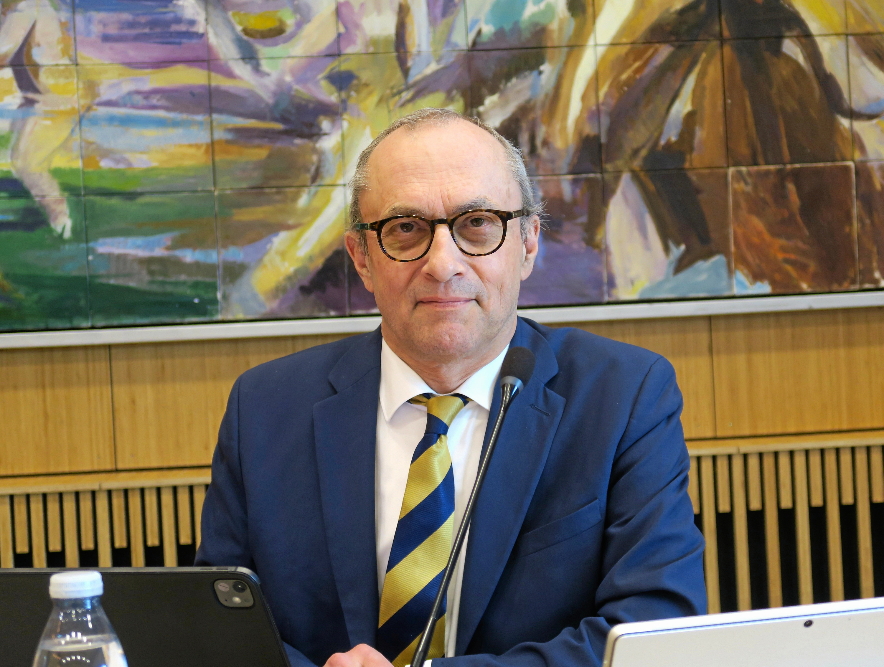 Michael Ziegler var tilbage i byrådssalen for første gang, siden han for anden gang var sygemeldt med sin kræftsygdom.