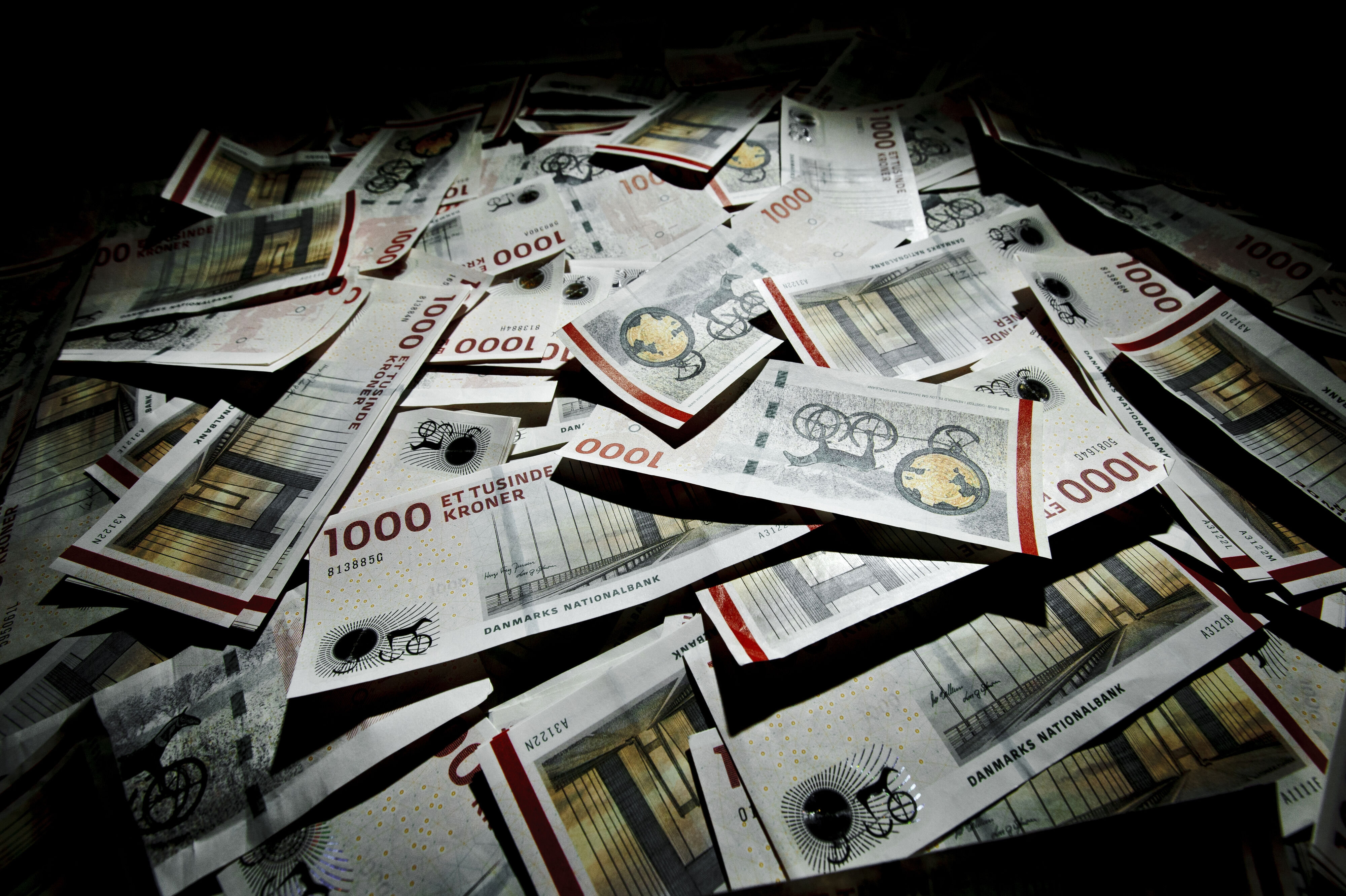 Frem til 31. maj kan man indlevere sine 1000-kronesedler, inden de bliver værdiløse. (Arkivfoto).