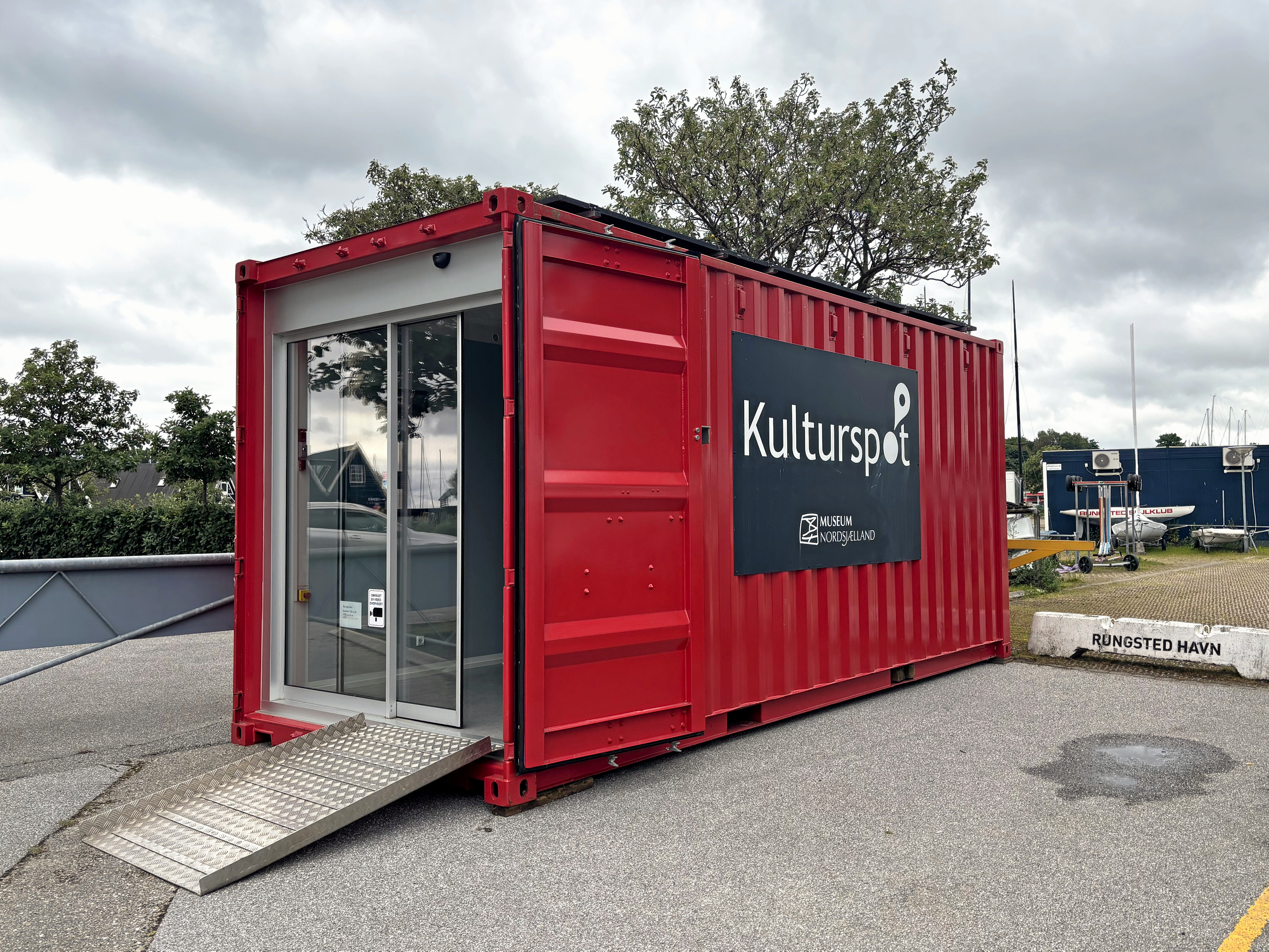 Første stop for Kulturspot bliver Rungsted Havn.
