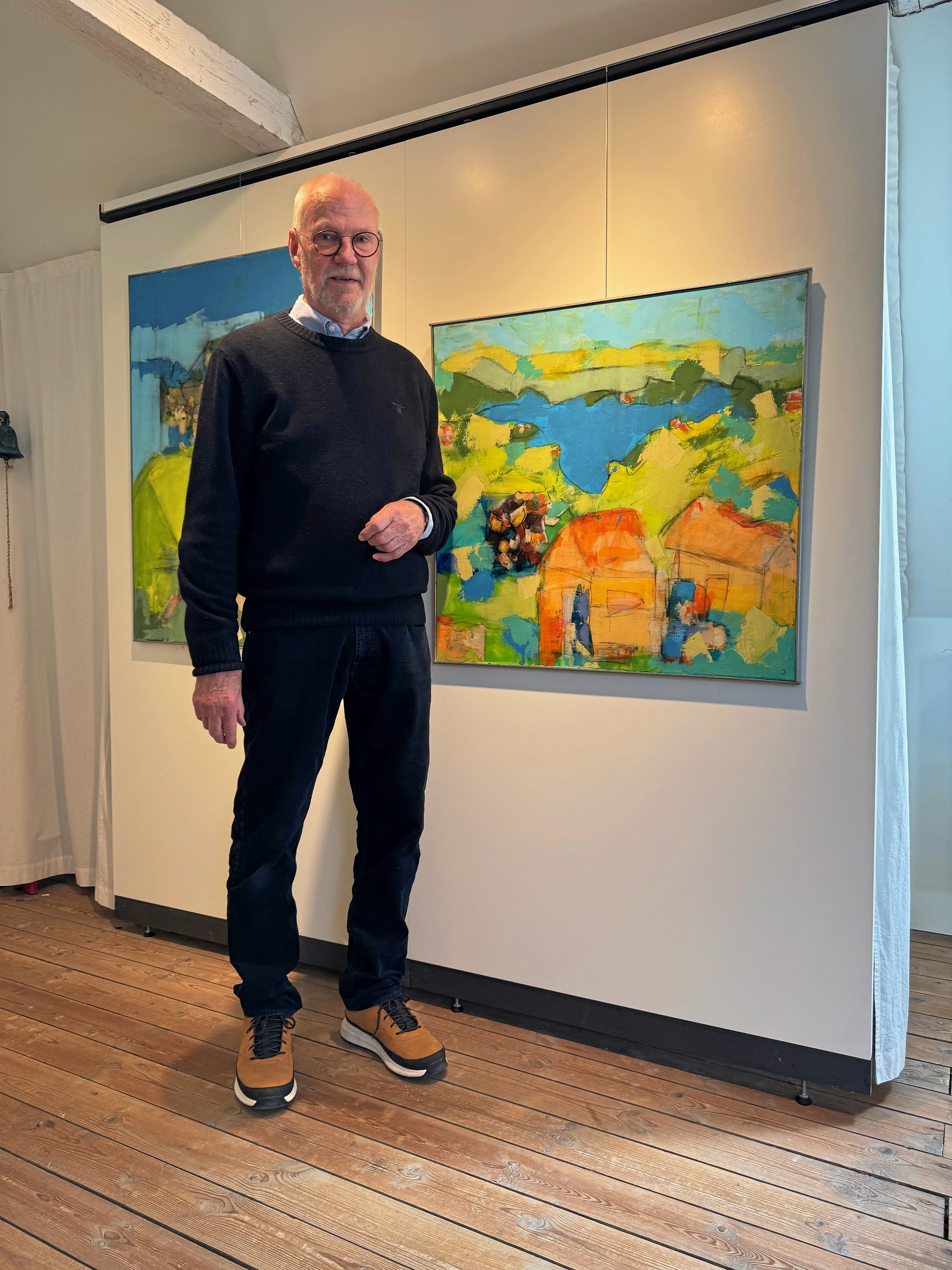 Jørgen Jungersted bor på Vallø Slot. I øjeblikket kan hans værker opleves på Kulturloftet.