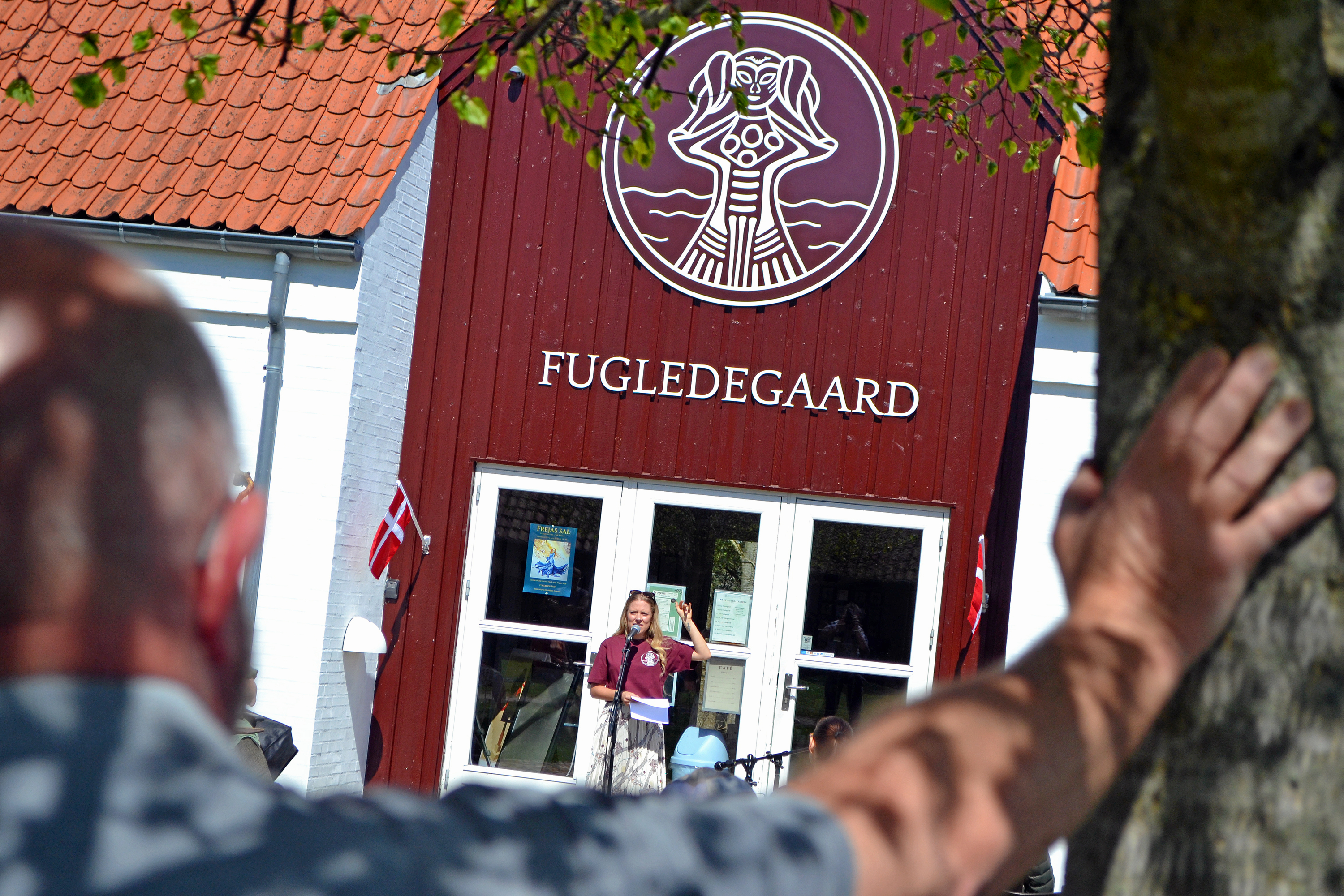 Lørdag eftermiddag blev det nye navn og logo for Formidlingscenter Fugledegård præsenteret.