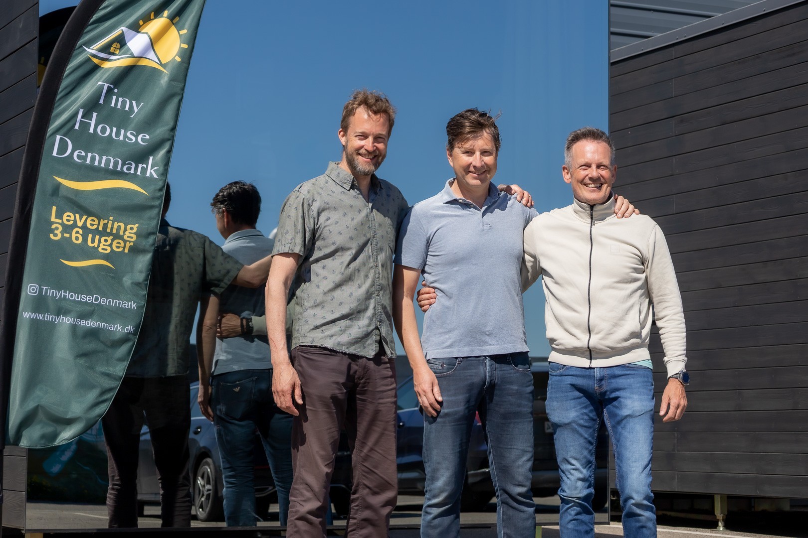 Martin, Hans og Jacob har fundet inspiration i Ukraine og står nu bag en virksomhed med tiny houses.