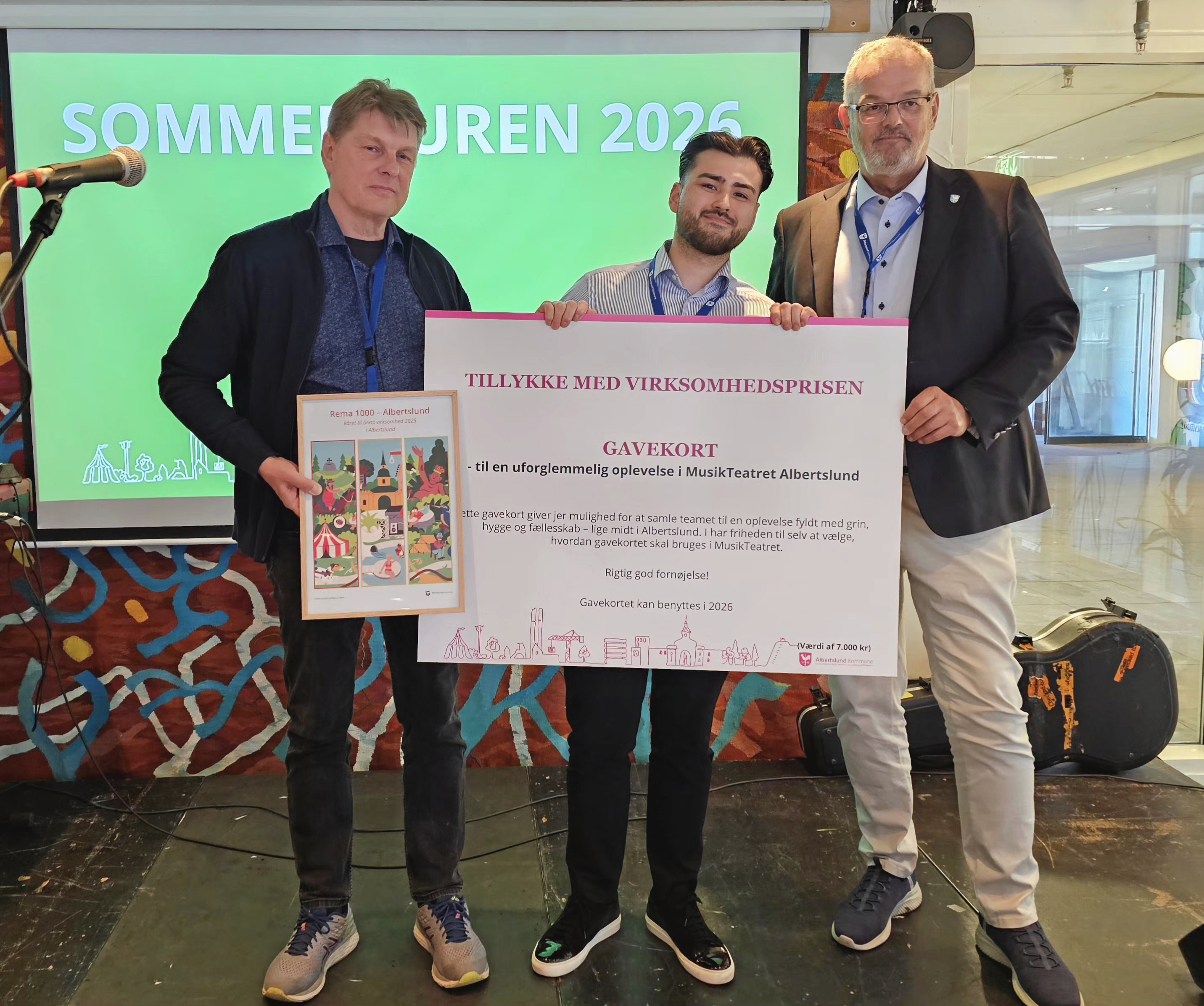 Rema 1000 i Albertslund har modtaget årets virksomhedspris i Albertslund Kommune.