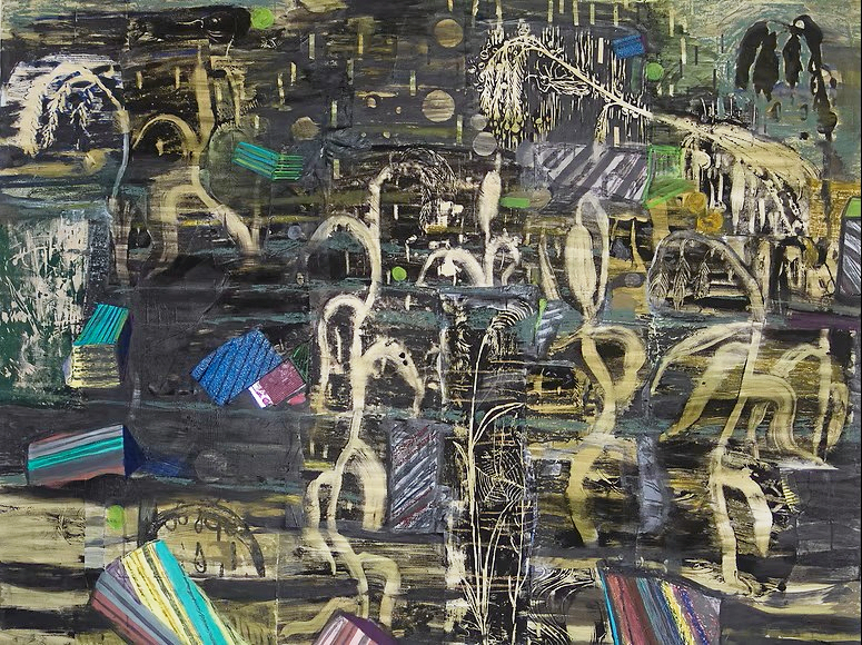 "Stribes in a hazy world" hedder billedet her af Mette Vangsgaard.