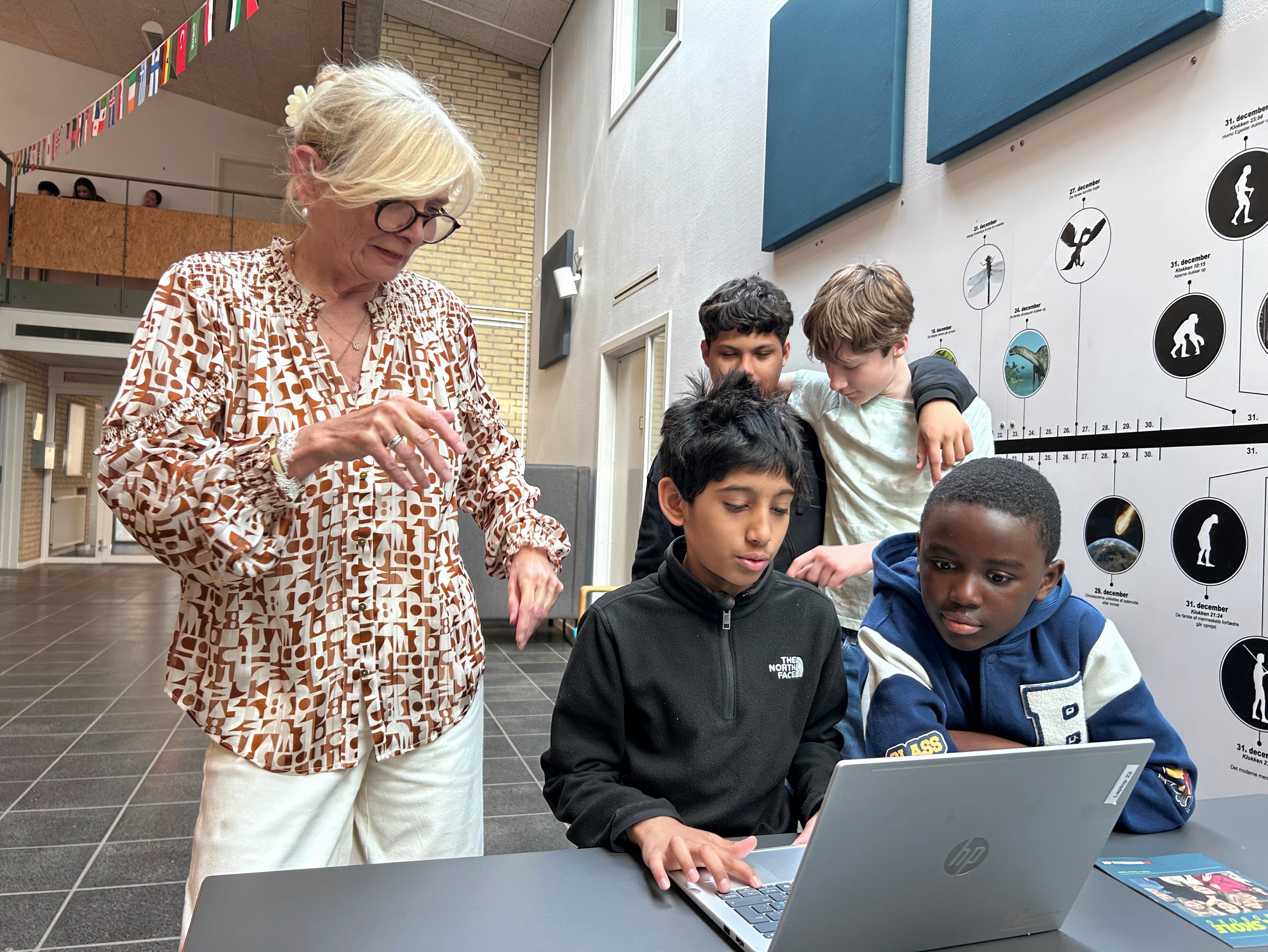 - Nu ser vi frem til år 2, siger Hanne Schmidt, skoleleder på International School of Kalundborg.