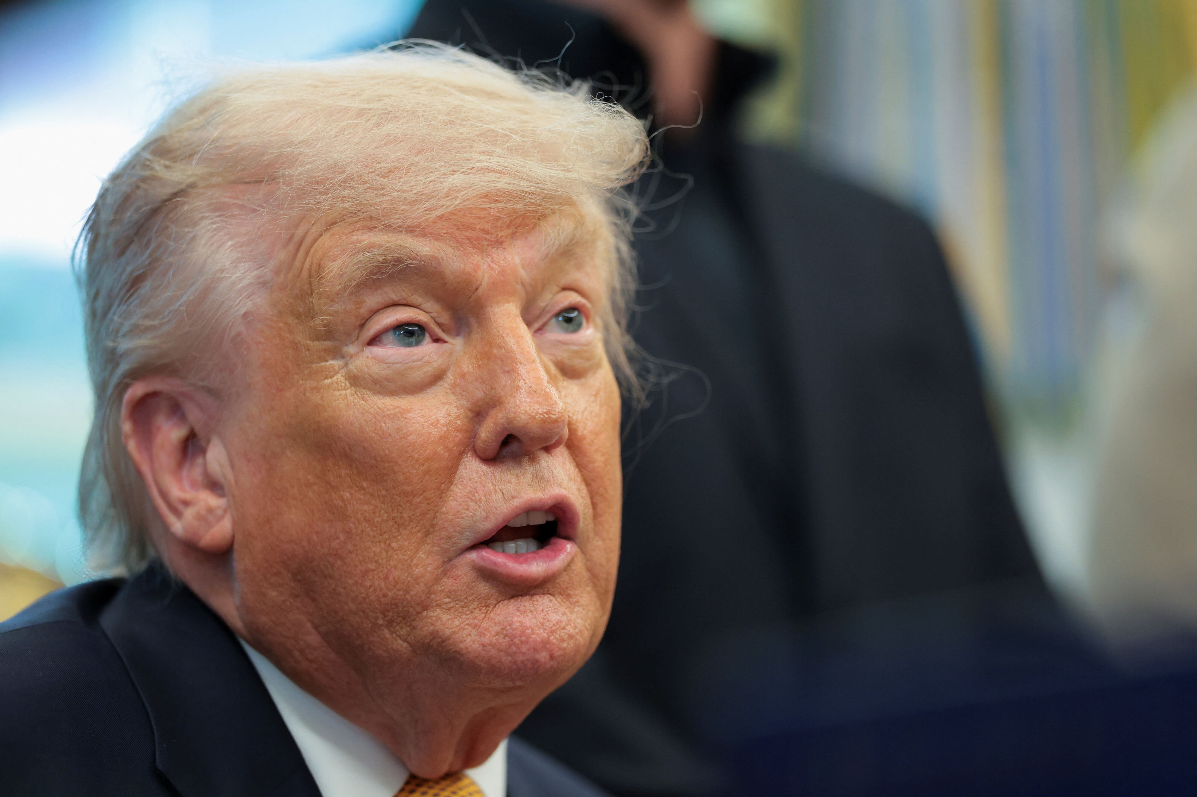 Den amerikanske præsident siger, at Iran har angrebet tre amerikanske flådefartøjer i Hormuzstrædet. USA har reageret ved at svare igen. Trump truer med flere bombardementer. (Arkivfoto).