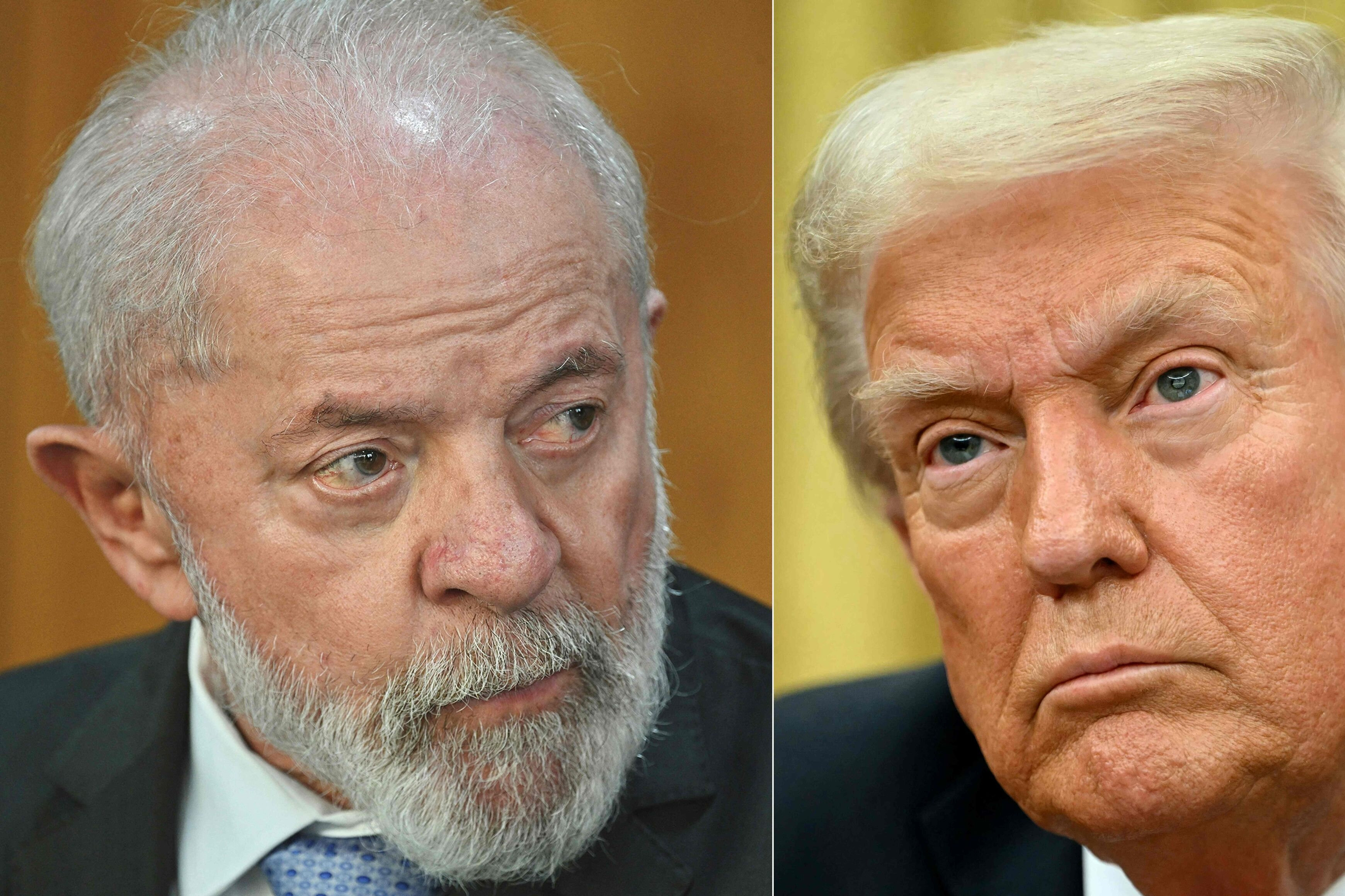 Relationerne mellem Brasiliens præsident, Luiz Inácio Lula da Silva, og USA's præsident, Donald Trump, har tidligere været tyndslidte - blandt andet på grund af Trumps toldpolitik. De to statsledere har torsdag haft en positivt møde i Det Hvide Hus, lyder det fra dem begge. (Arkivfoto).