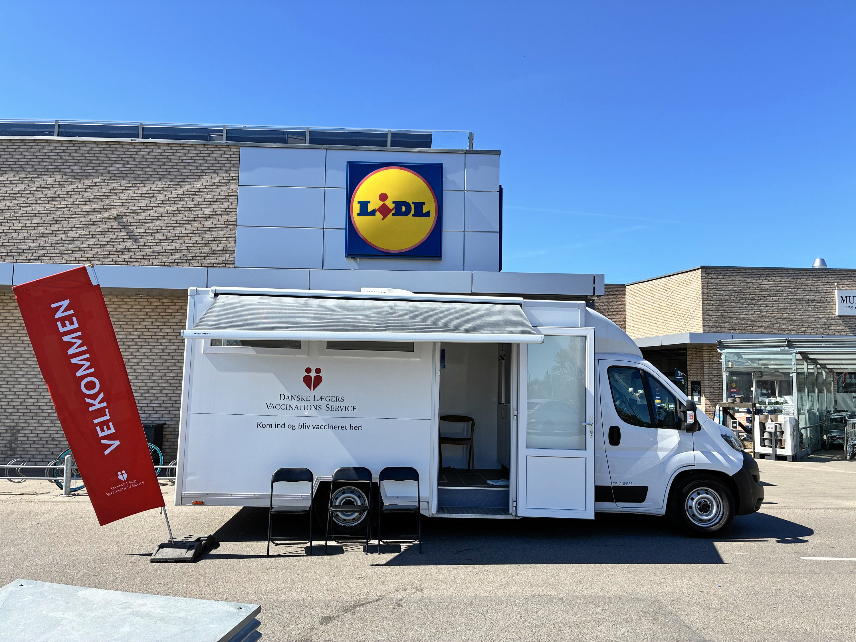 Fra den 17. maj ruller vaccinebussen hver torsdag ind på Lidl's parkeringsplads i Frederiksværk