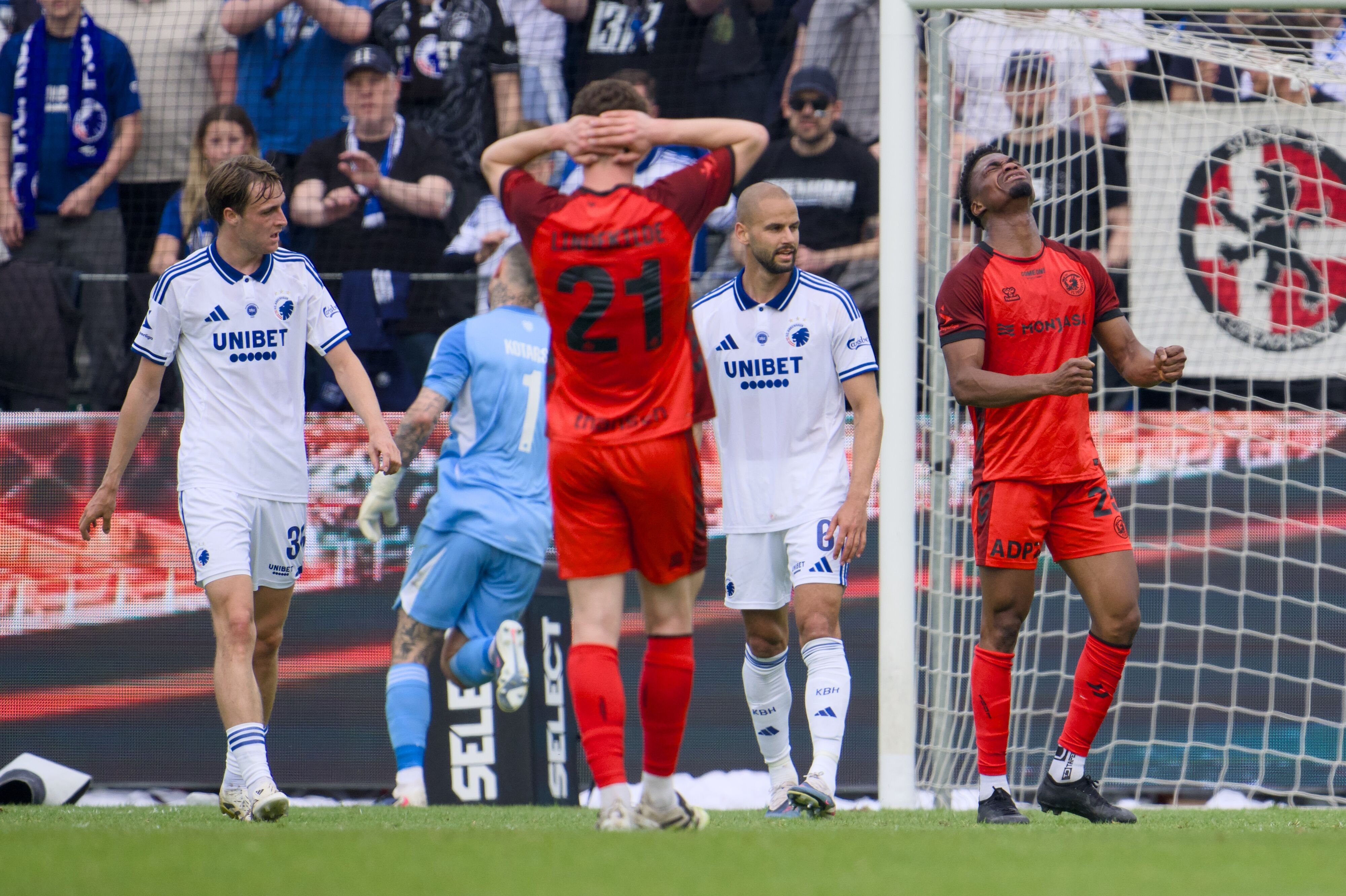 FC Fredericia misbrugte mange chancer og måtte nøjes med 3-3  mod FC København i sidste weekend. (Arkivfoto).