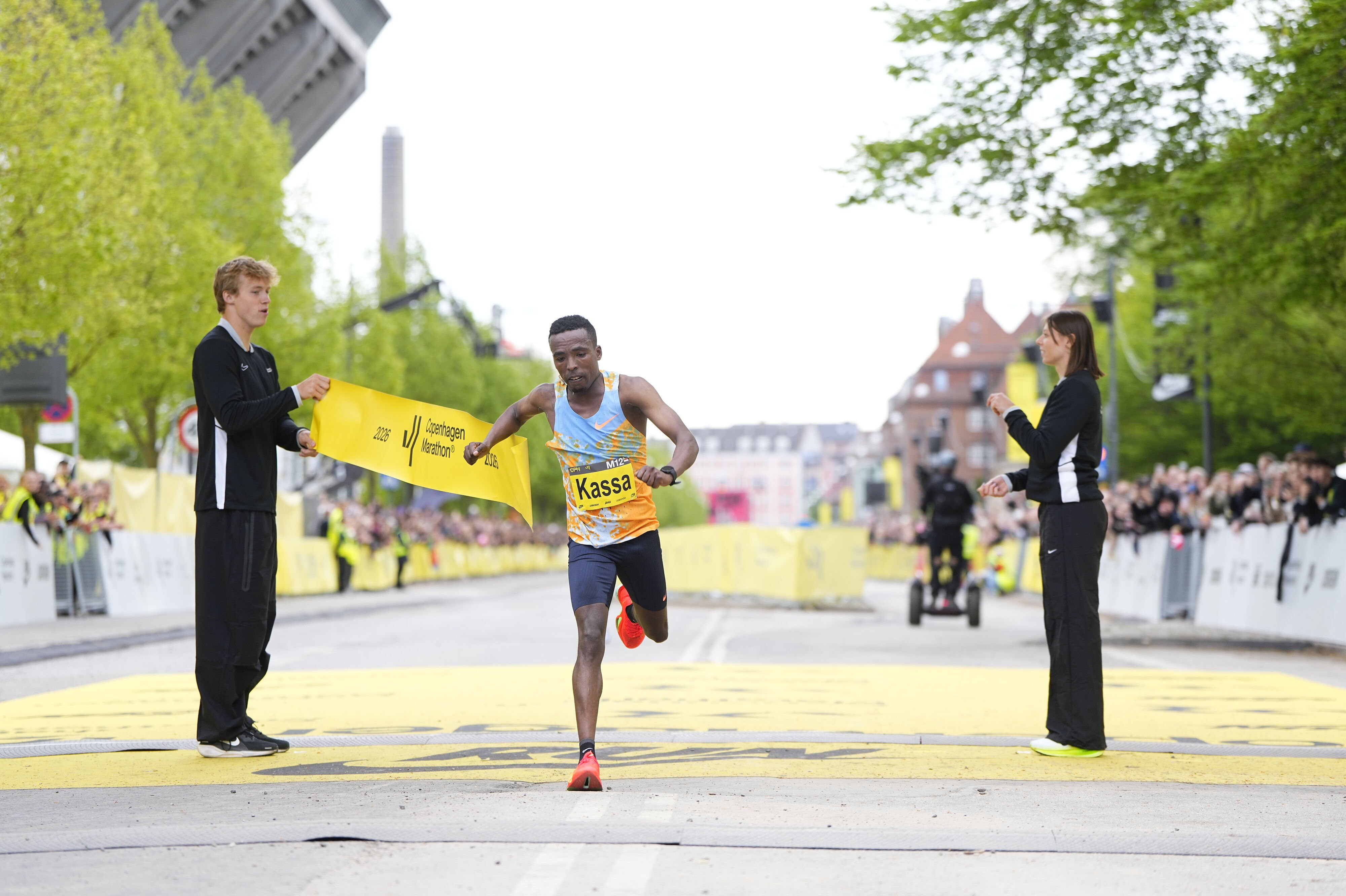 Tadesse Kassa var den hurtigste løber i årets Copenhagen Marathon.