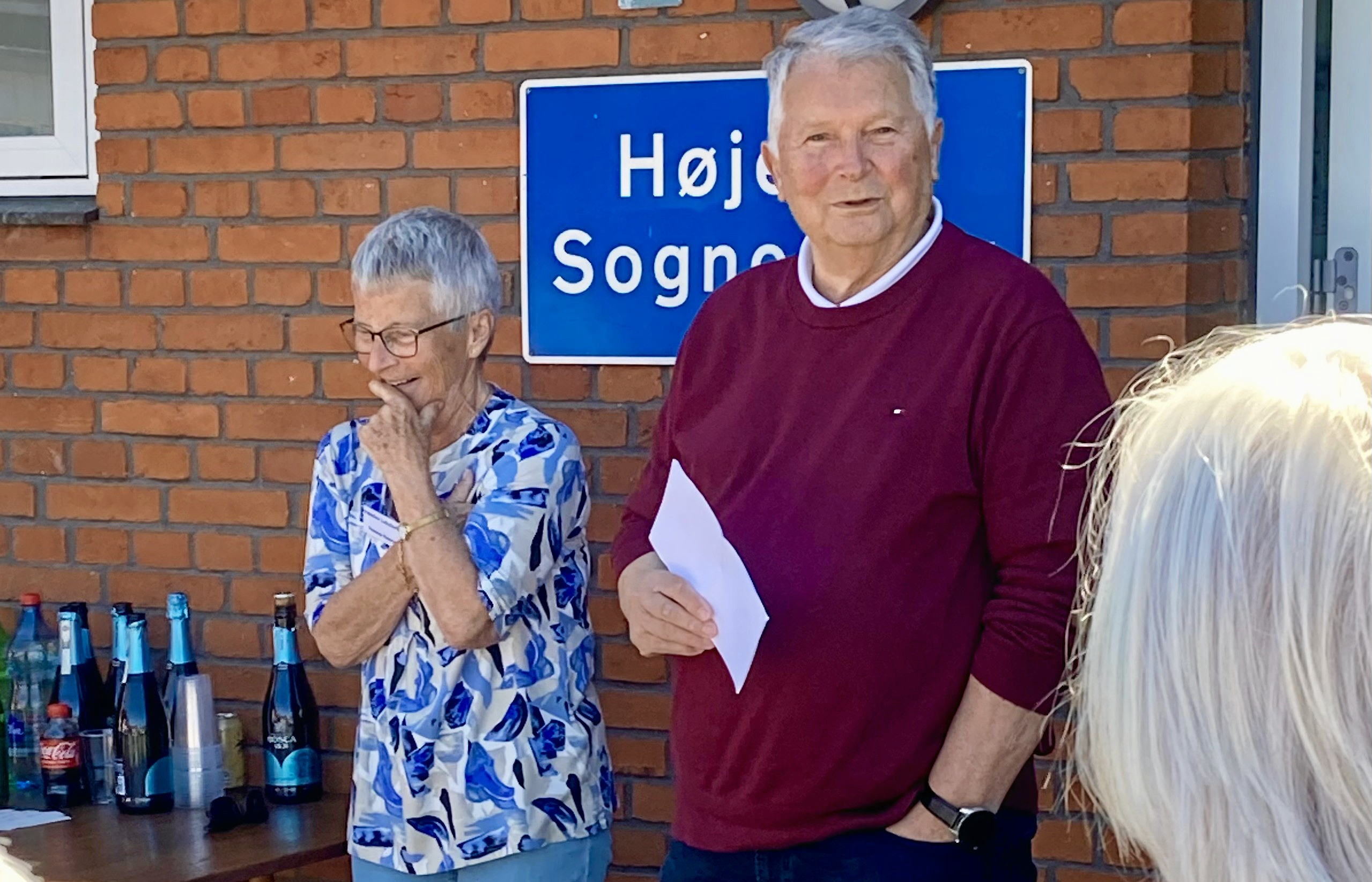 Her er det Mogens Pejtersen, formand for Køge Fonden, der glæder sig over det genåbnede arkiv.