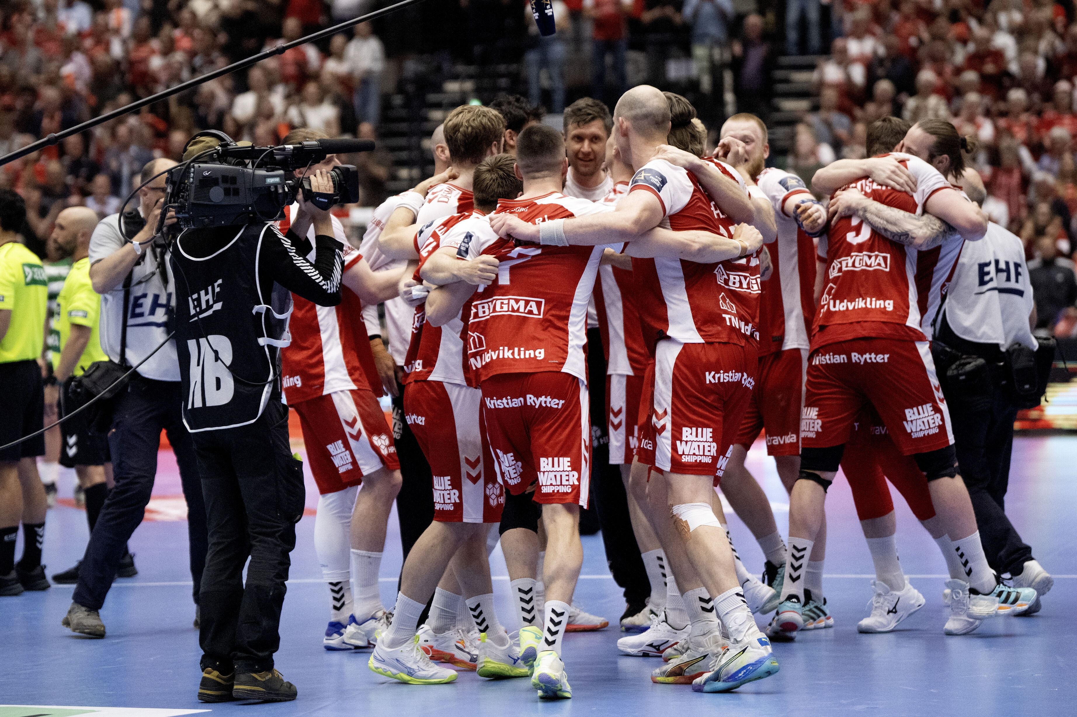 Aalborg Håndbold vandt over portugisiske Sporting og indløste billet blandt de fire bedste hold i Champions League. (Arkivfoto).