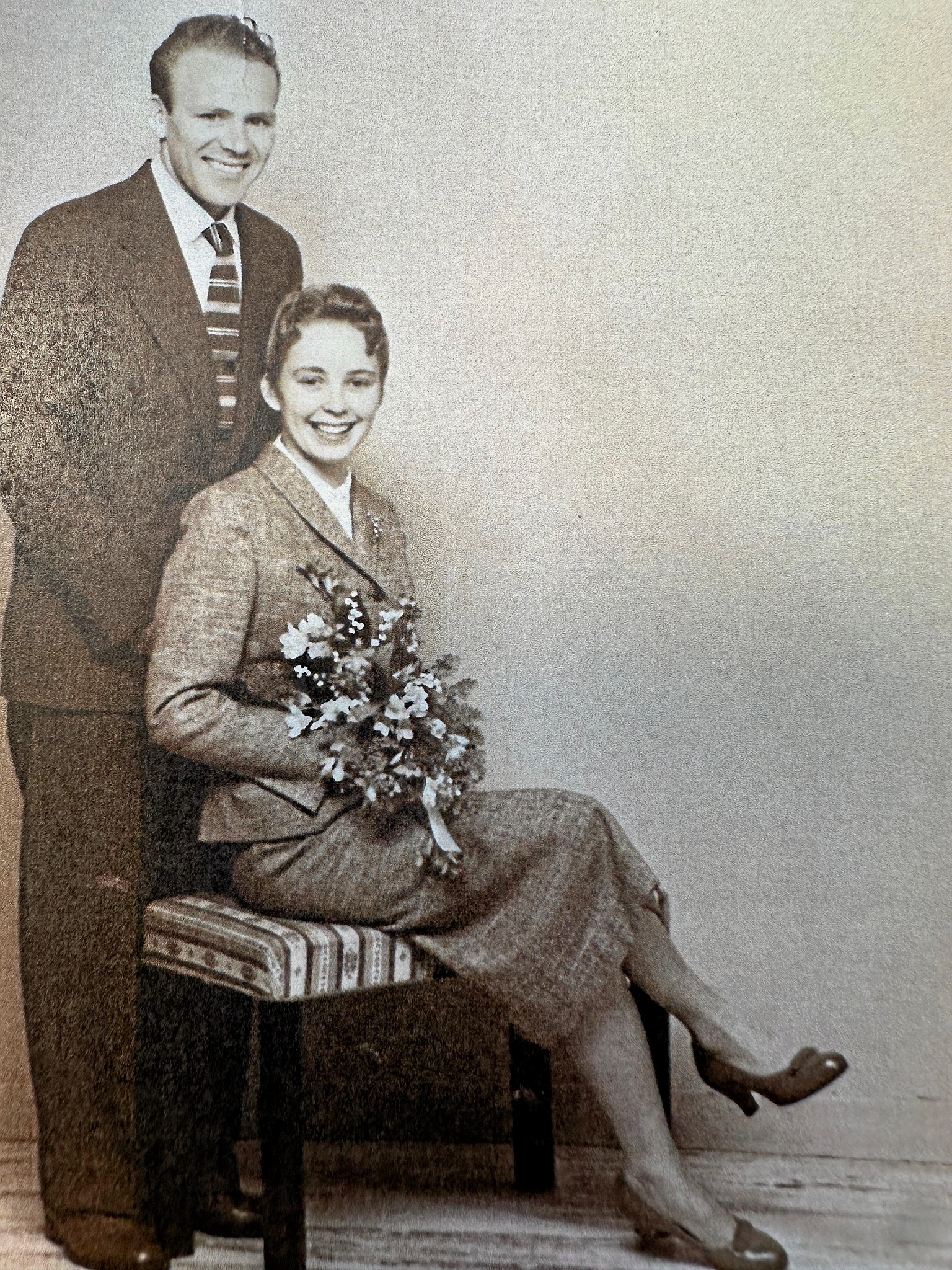 Inge og Verner Eg blev gift den 12. maj 1956. - Privat Inge og Verner Eg blev gift den 12. maj 1956.