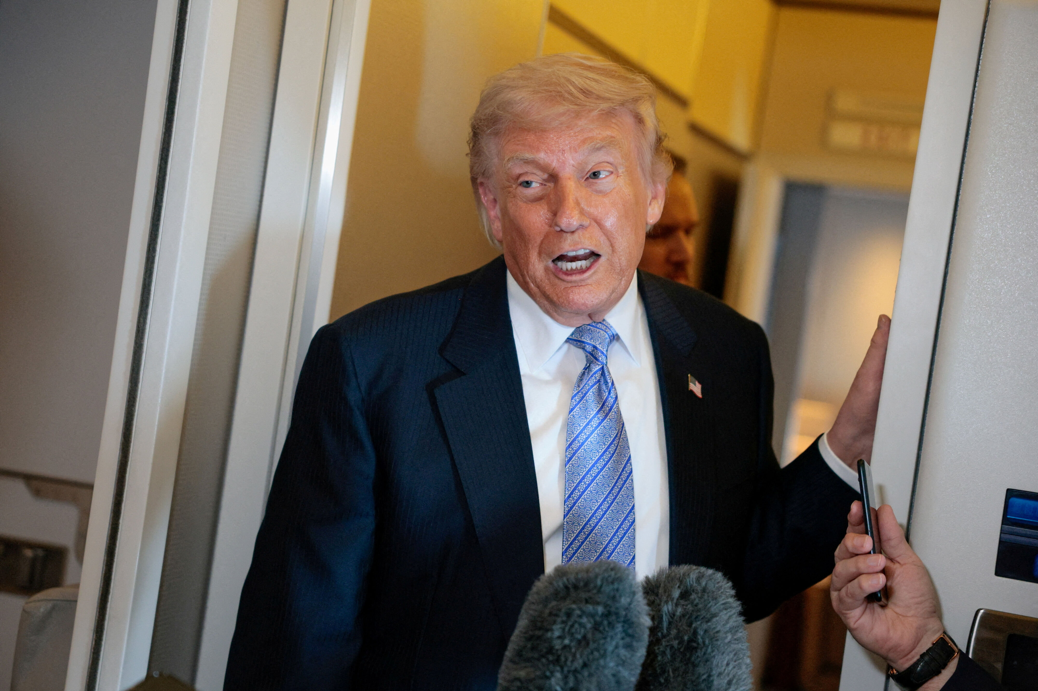 USA's præsident, Donald Trump, sagsøgte tidligere på året det amerikanske finansministerium og skattevæsnet IRS, fordi hans skattedokumenter blev lækket til flere medier. Som en del af en ny aftale om at få Trump til droppe søgsmålet må USA ikke længere undersøge Trumps tidligere selvangivelser. (Arkivfoto).