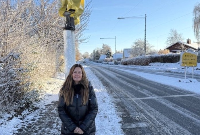 I november 2024 sendte Anne Sofie Uhrskov dette foto og et kritisk debatindlæg til avisen, hvori hun skarpt kritiserede kommunens håndtering af supercykelstiprojektet i Slangerup. Dengang var hun borgmesterkandidat. Nu er hun borgmester.