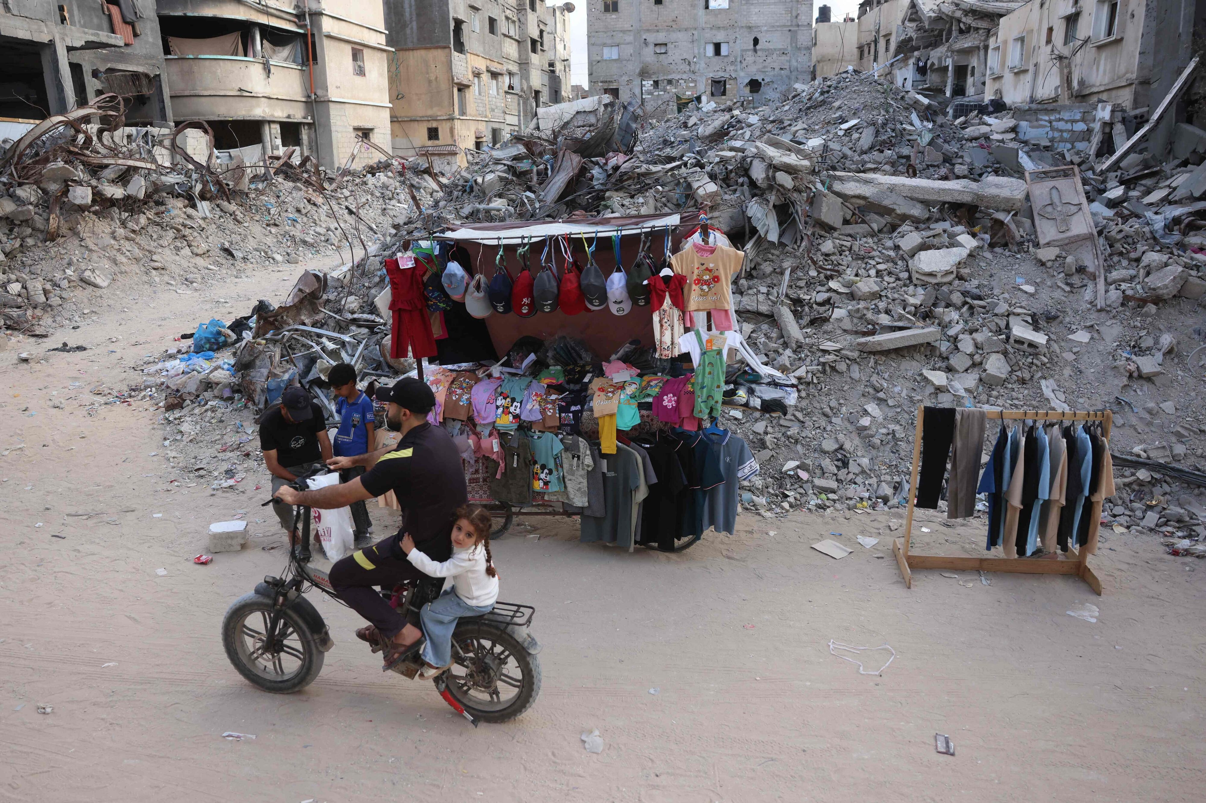 Gaza ligger fortsat i ruiner, syv måneder efter at første fase af våbenhvileaftalen mellem Israel og Hamas trådte i kraft. (Arkivfoto).