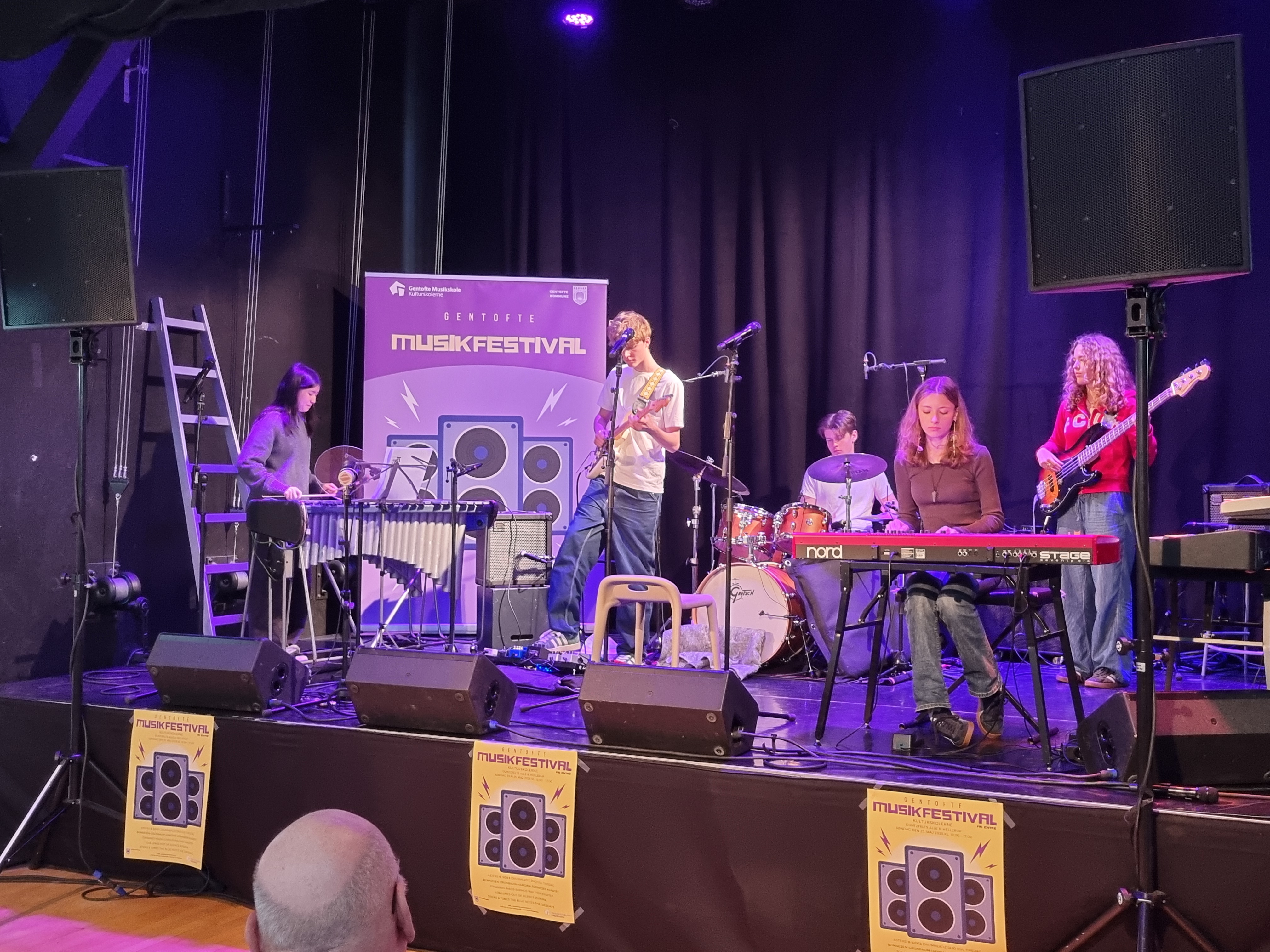 Bandet 'Don´t Speak' er bare en af de unge bands man kan opleve i løbet af dagen.