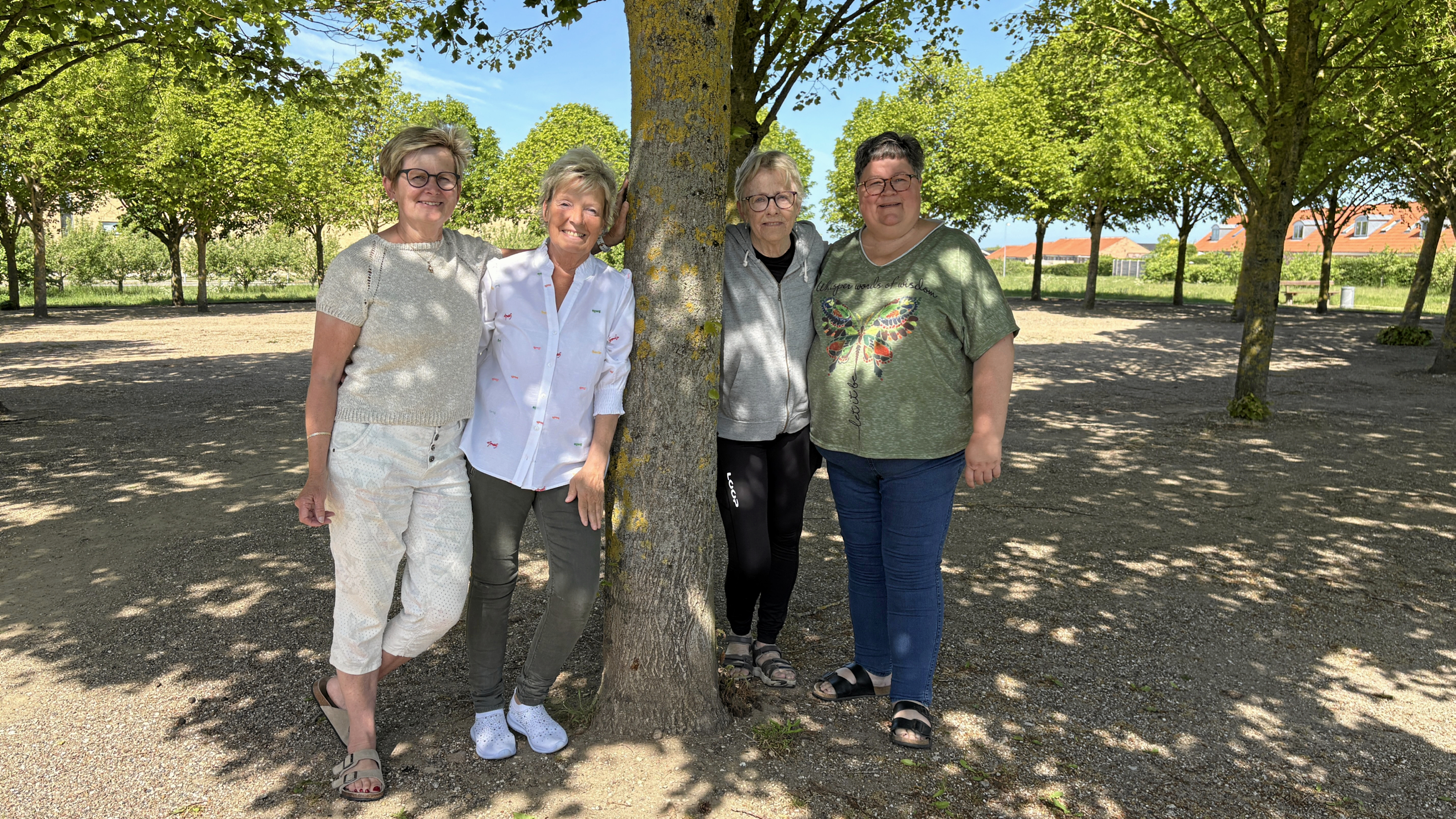 Pia Franzeen, Irene Mikkelsen, Kirsten Larsen og Helle Petersen ønsker at stable et marked på benene med inspiration af sydens små bytorve og lokale samlingssteder.