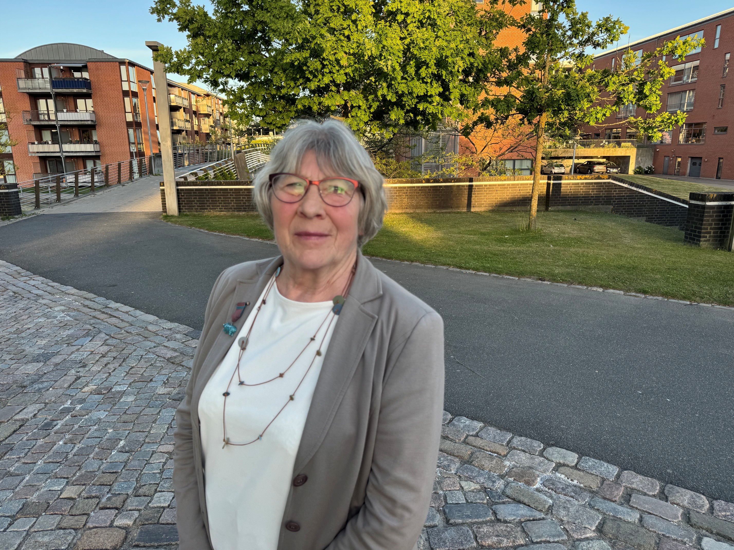 Inger Wätjen fra Tune Lokalråd håber, at SFO'en ved Lunden kan blive et kulturhus.