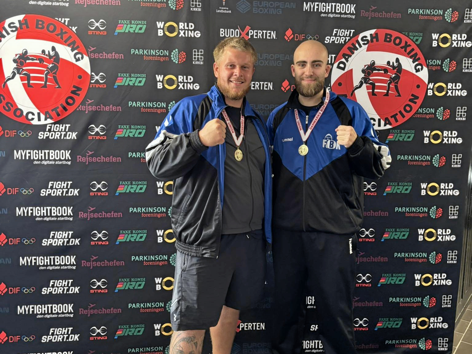 Frederiksværks hårdtslående duo Marcus Glinvad Johansen og Marco Lefevre fik begge guld ved de nationale begyndermesterskaber
