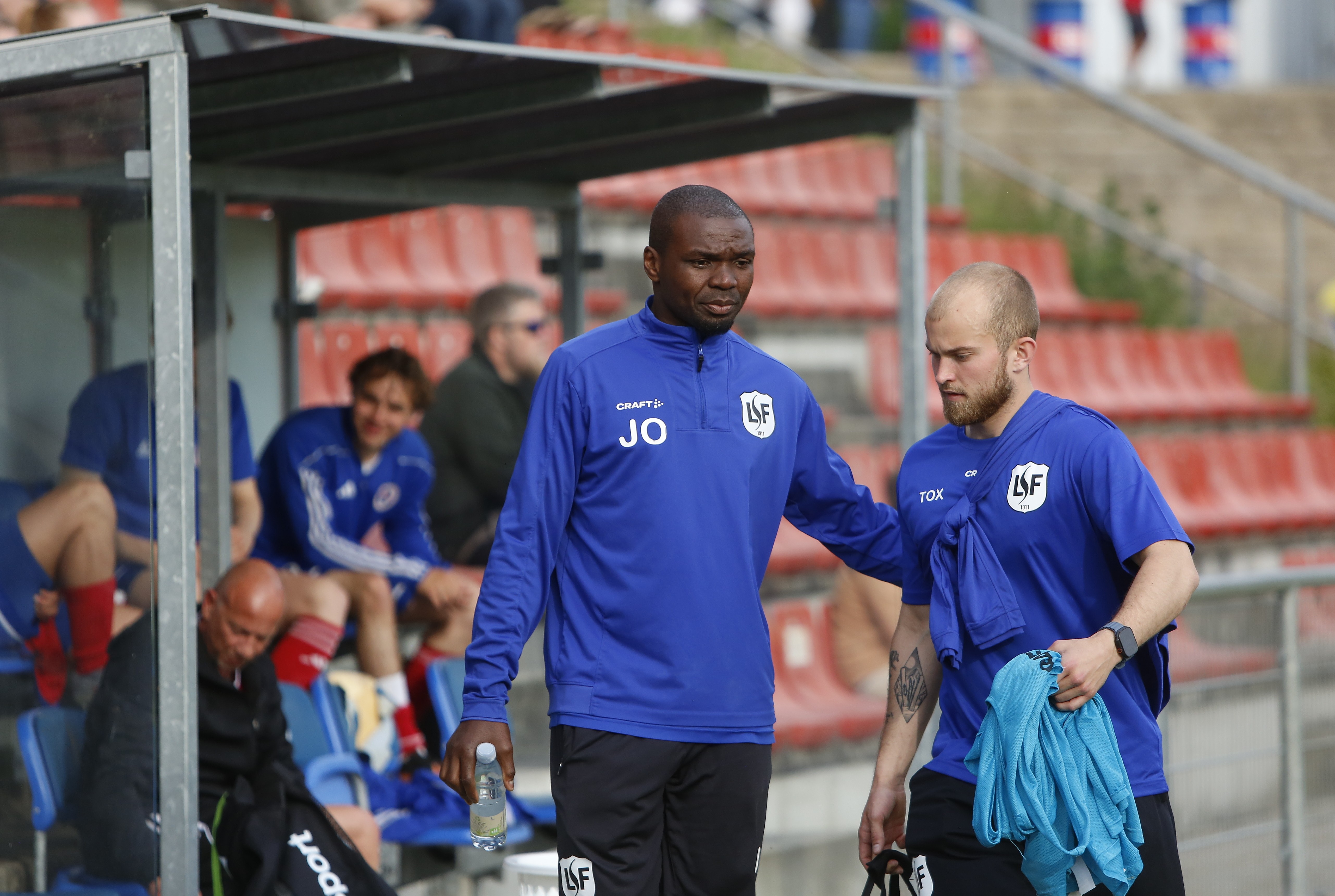 Jores Okore under pokalkampen mod Slagelse for nylig.