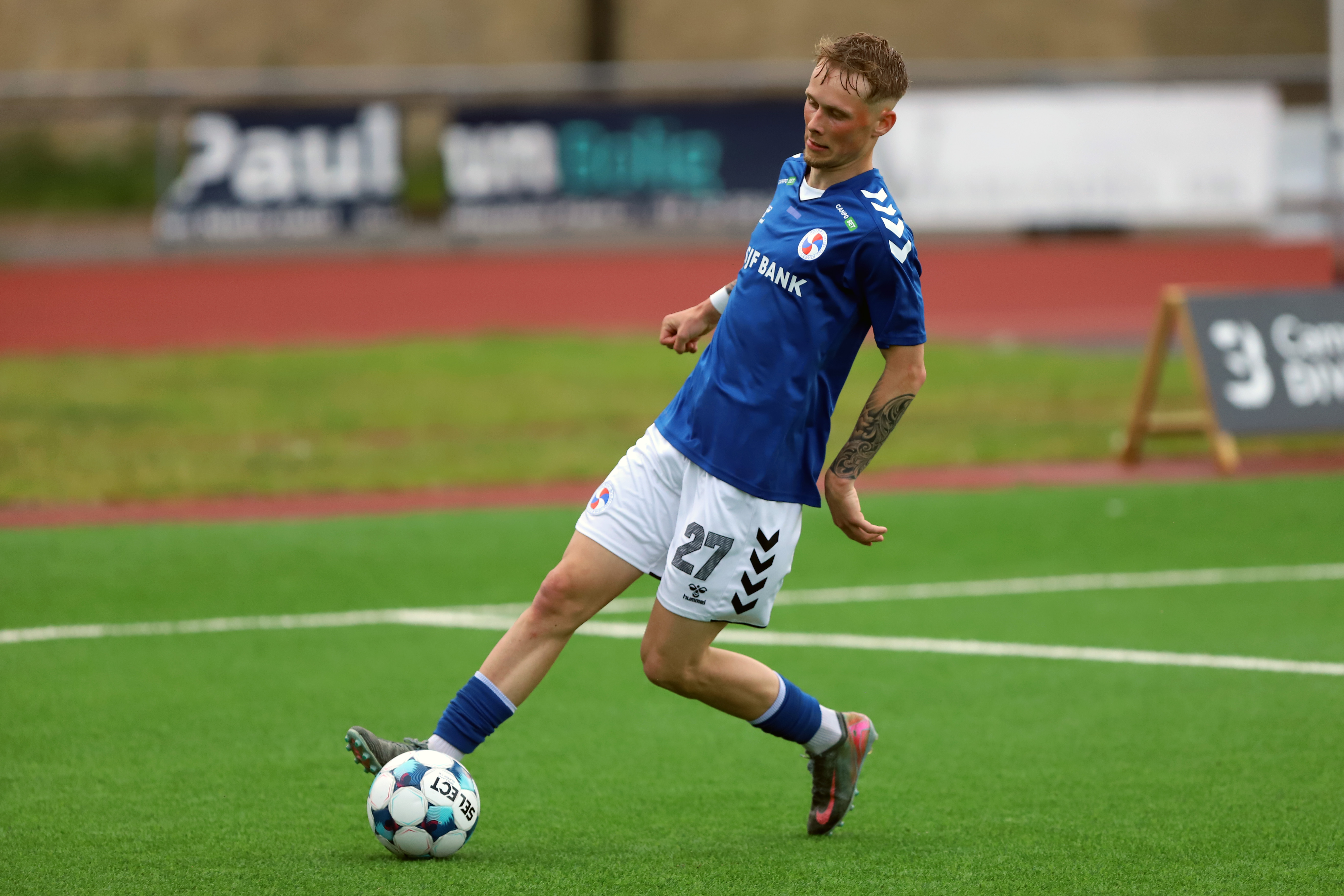 Frederik Grünwaldt fik en hovedrolle for Holbæk.